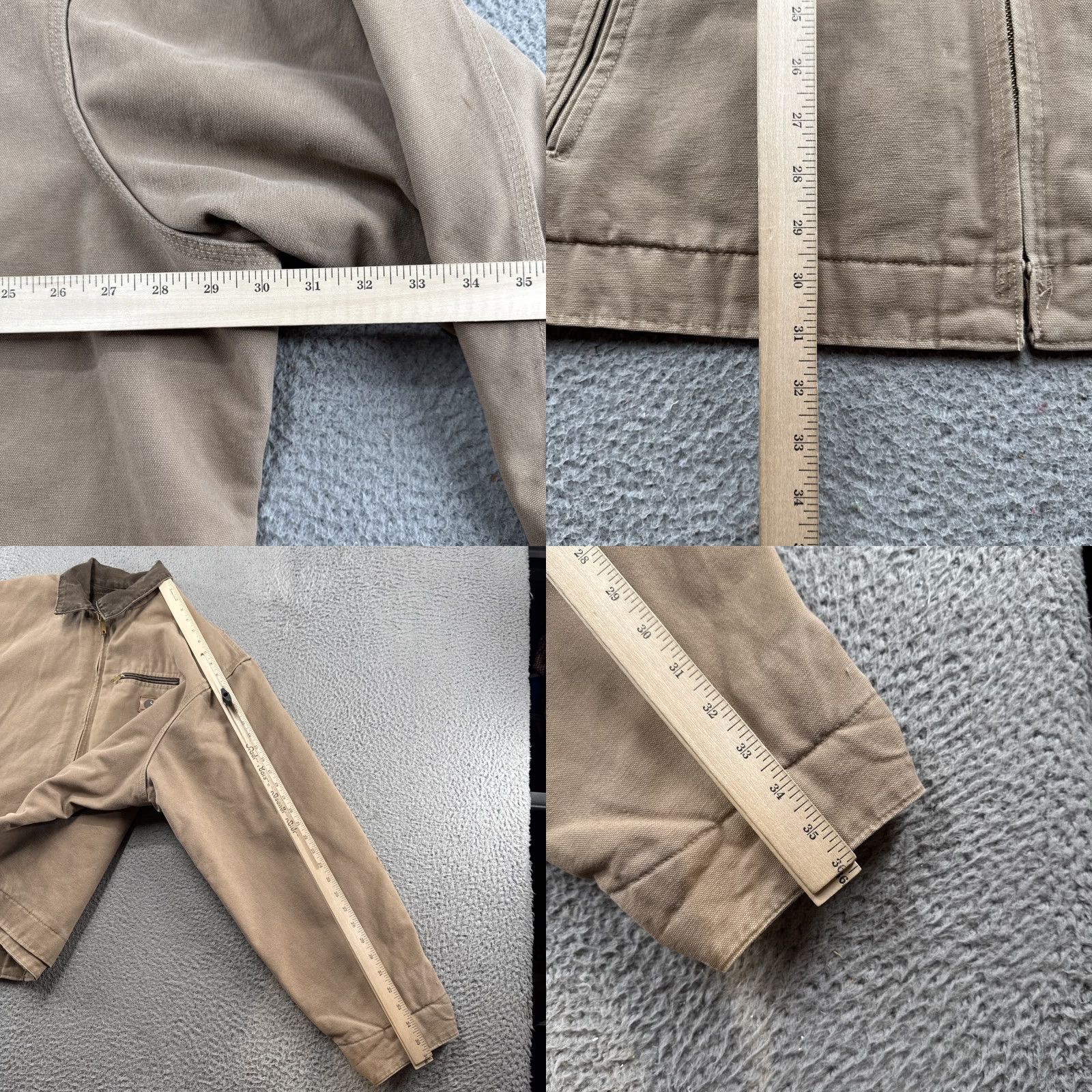 Carhartt VTG Carhartt Detroit Jacket Men’s 3XL Tall J97 SDL Saddle Beige Blanket Lined Size US XXL / EU 58 / 5 - 8 Thumbnail