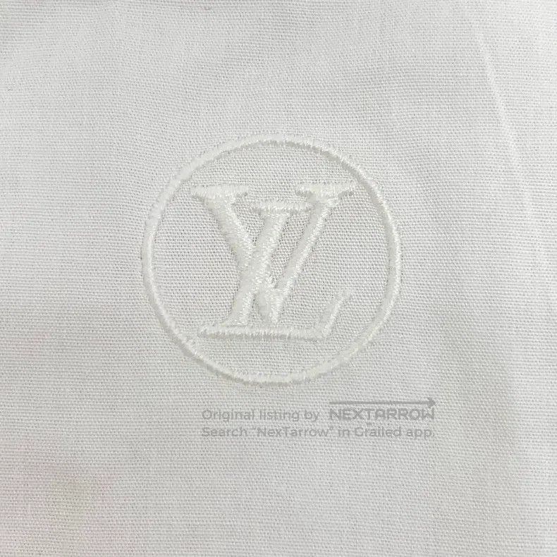 Louis Vuitton Louis Vuitton White logo embroidered cotton single-breaste Size US XS / EU 42 / 0 - 5 Thumbnail