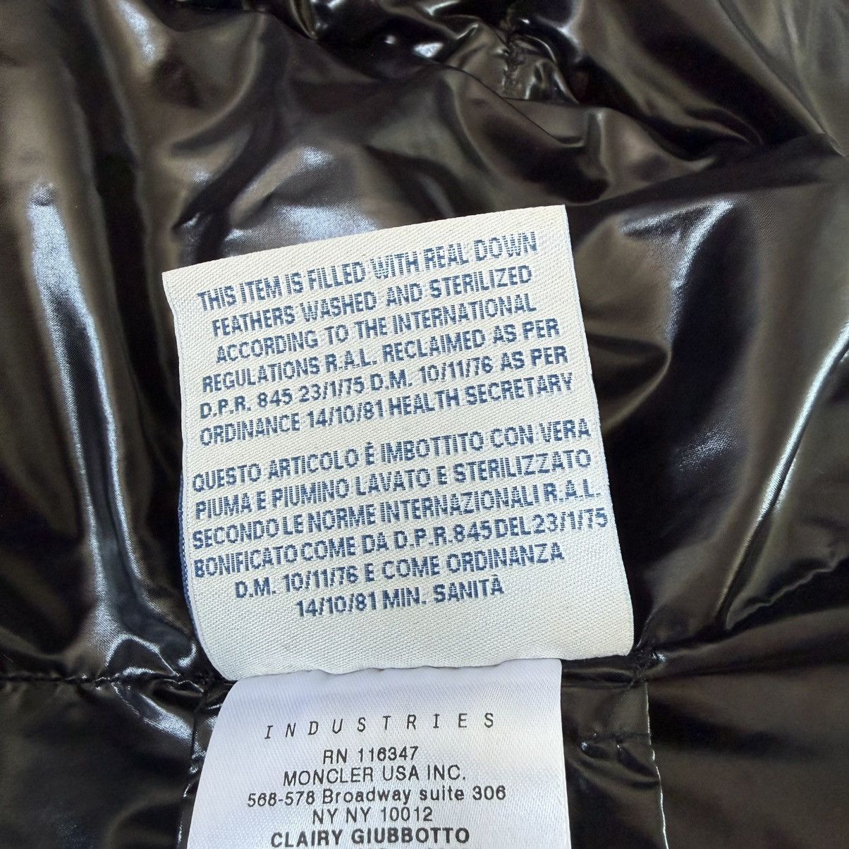 Moncler Moncler Clairy Giubbotto Black Shiny Down Jacket Size M / US 6-8 / IT 42-44 - 6 Thumbnail