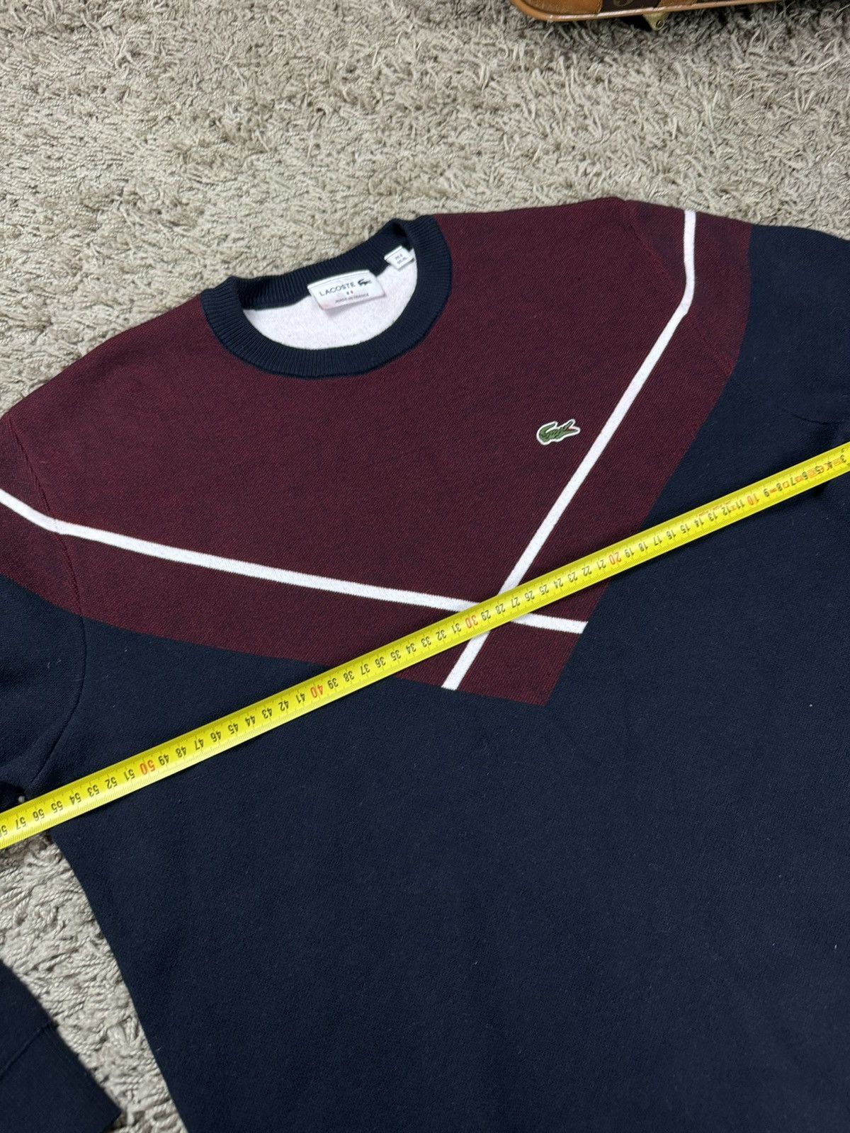 Lacoste Sweater crewneck Lacoste original old money item Size US XL / EU 56 / 4 - 5 Thumbnail