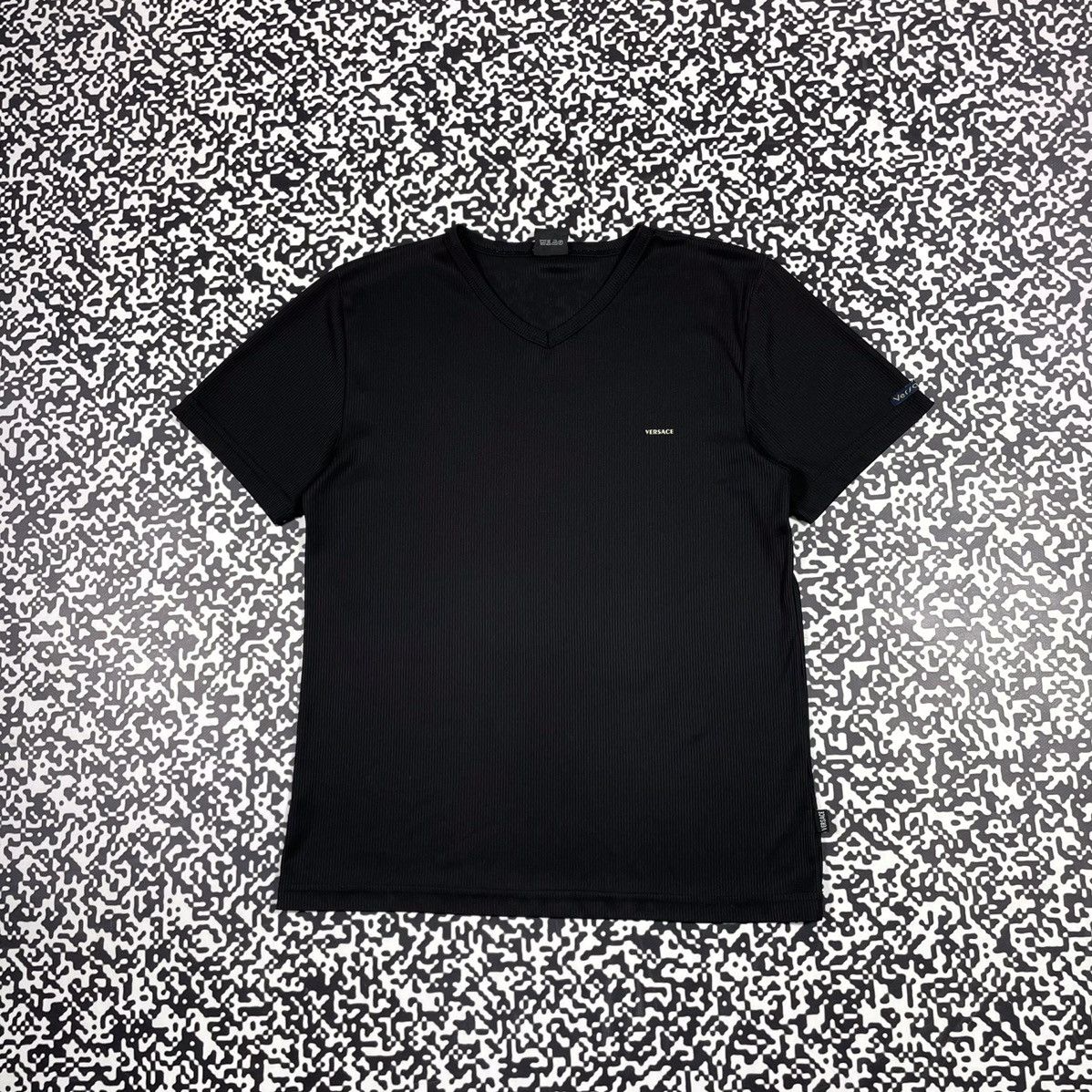 Versace × Versace Jeans Couture × Vintage Vintage 90s VERSACE Luxury Retro Casual T-shirt Y2K Style Size US M / EU 48-50 / 2 - 1 Thumbnail