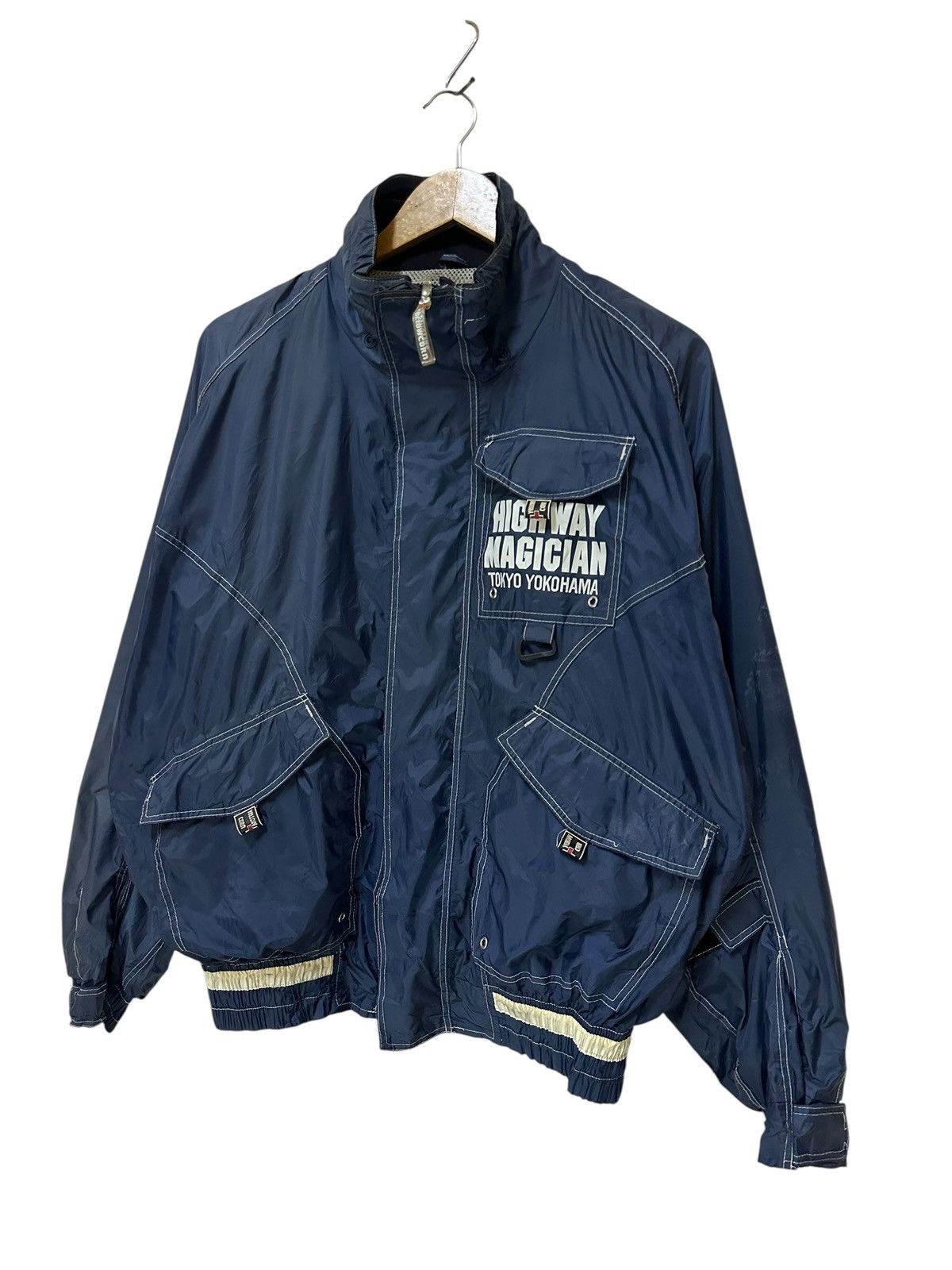 YELLOW CORN Vintage Yellow Corn Light Jacket Windbreaker Size US L / EU 52-54 / 3 - 3 Thumbnail