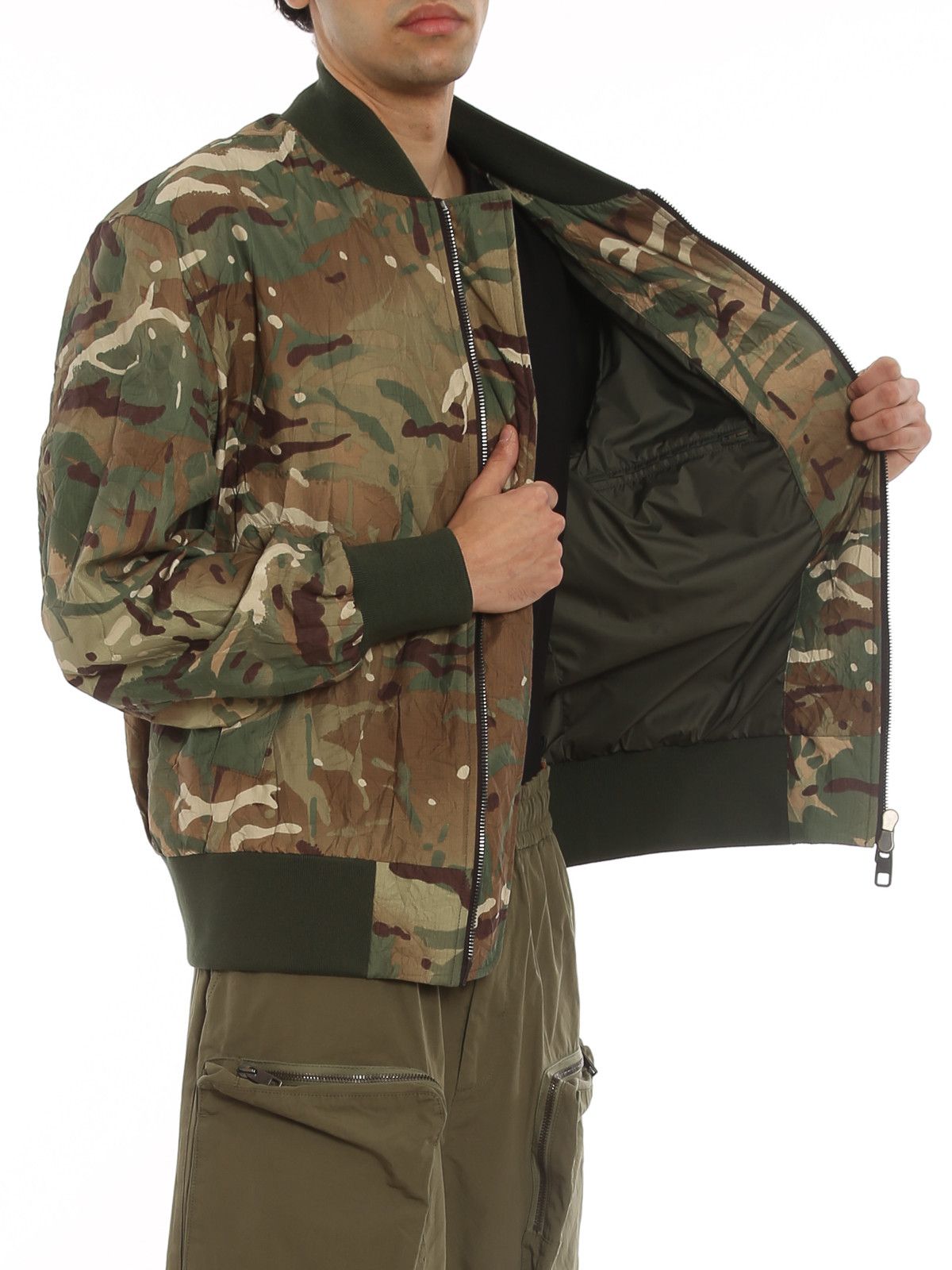 Dolce & Gabbana o1y0125 Logo Bomber Jacket in Multicolor Size US L / EU 52-54 / 3 - 5 Thumbnail