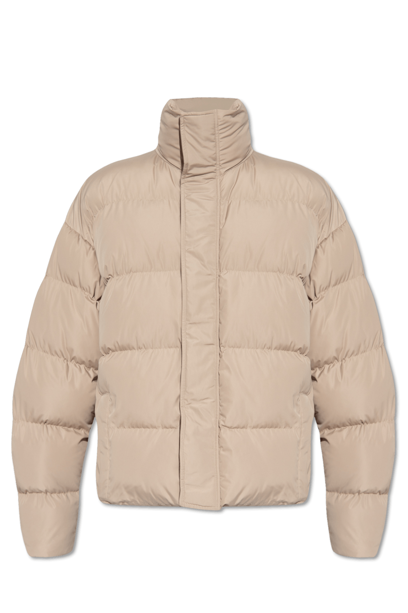 Balenciaga o1mt1gz0924 BB Balenciaga Puffer Jacket in Beige Size US S / EU 44-46 / 1 - 1 Thumbnail