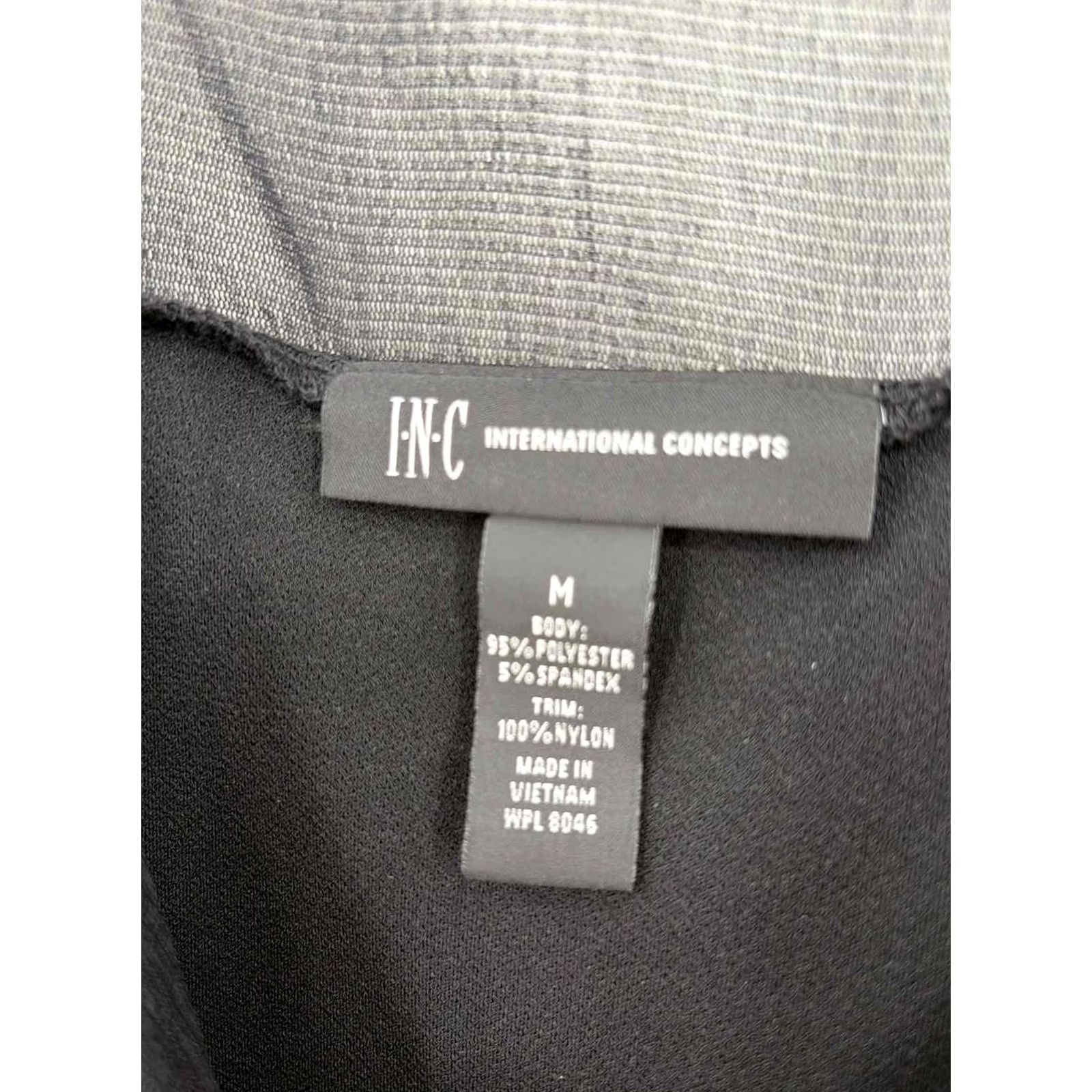 Incu Pre-Owned INC Black Size Medium Blouse Size M / US 6-8 / IT 42-44 - 3 Thumbnail