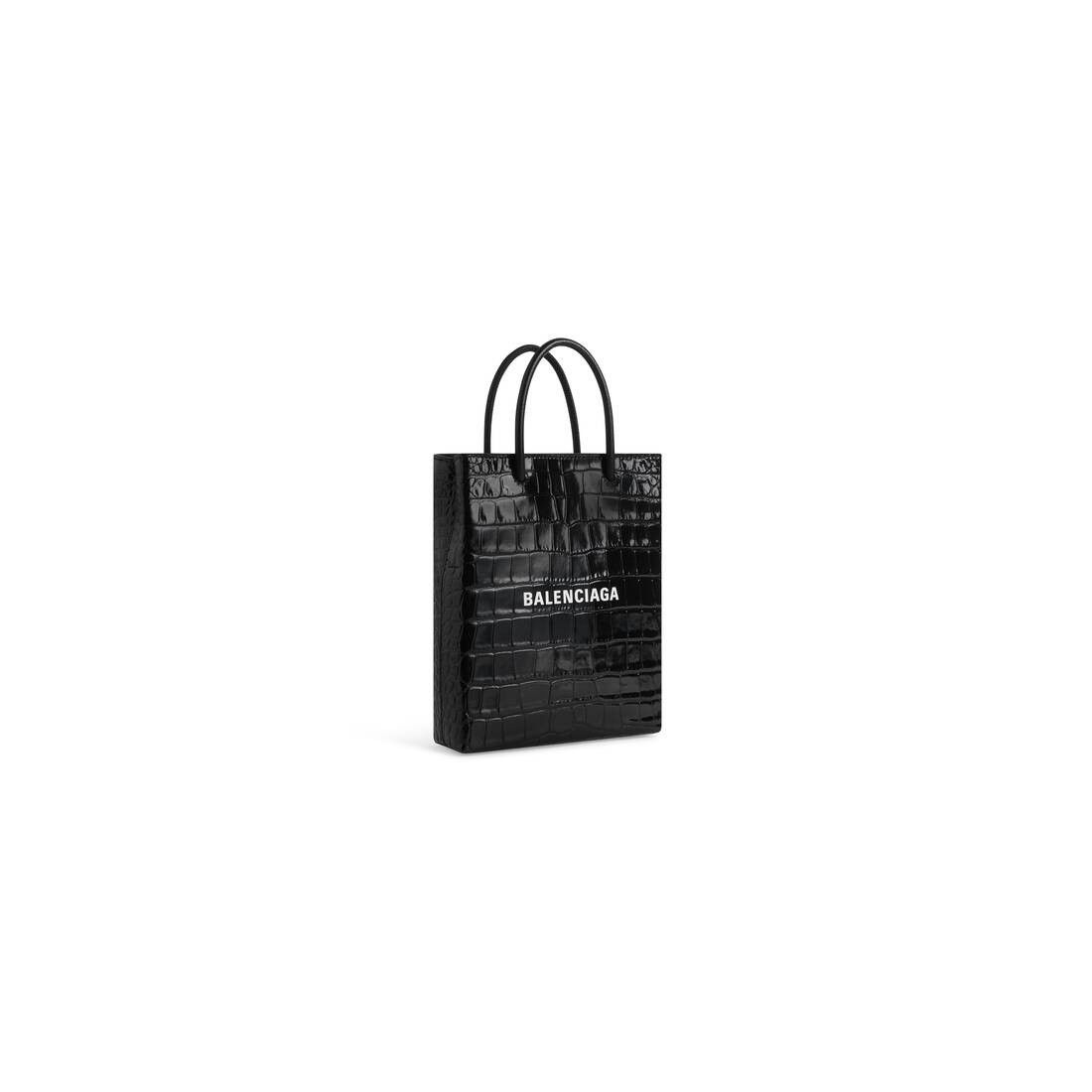 Balenciaga o1mt1gz0125 Size: OS / Large Shopping Bag Crocodile Embossed Size ONE SIZE - 2 Thumbnail