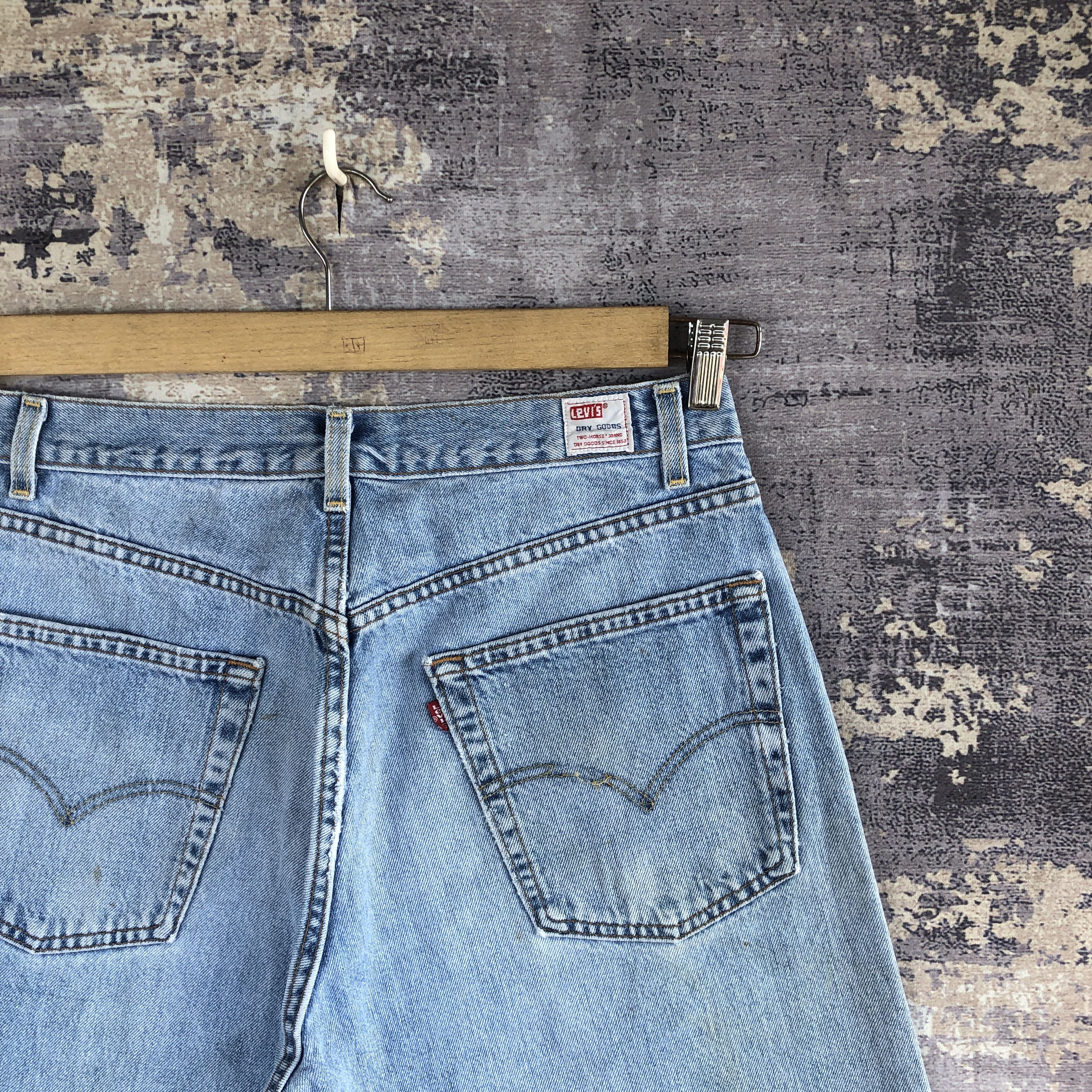 Levi's × Vintage Vintage Levis 569 Sun Faded Baggy Jeans Levi's Ripped Denim Size US 32 / EU 48 - 5 Thumbnail