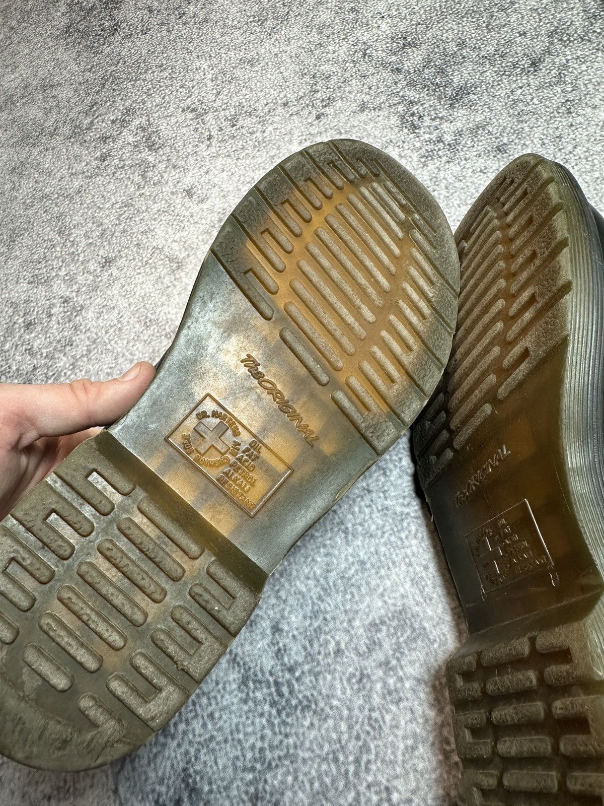 Dr. Martens × Vintage Y2K Vintage Dr. Martens Low Leather Boots Shoes Streetwear Size US 7 / EU 40 - 6 Thumbnail