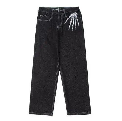 VIBE japanese style skeleton denim jeans Size US 30 / EU 46 - 6 Thumbnail