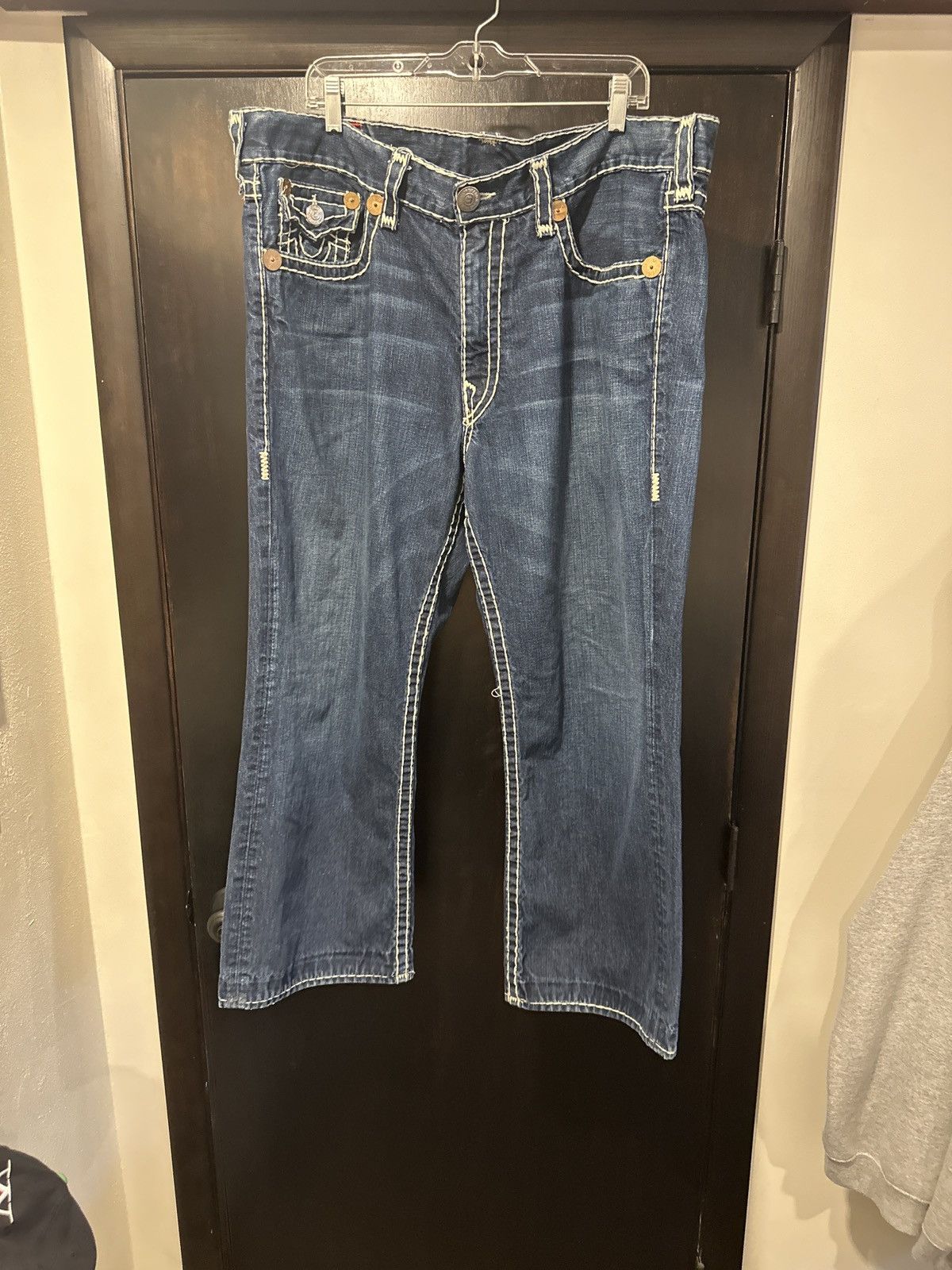 True Religion True Religion Brand Jeans (Thick Stiching) Size US 40 / EU 56 - 1 Thumbnail
