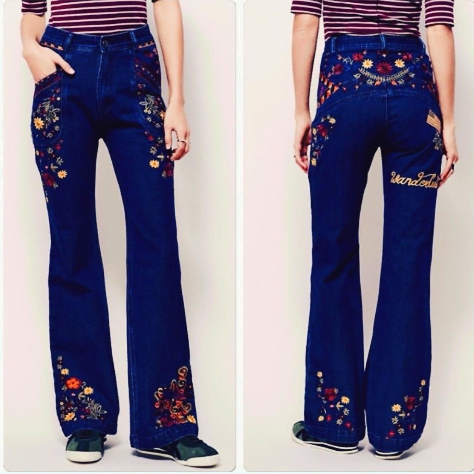 Spell And The Gypsy Love Child High Waist Flare Jeans S