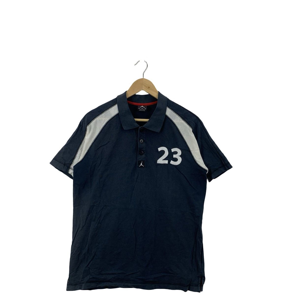 Nike Vintage Nike Air Jordan Polo Shirt Number 23 Embroidered Size US M / EU 48-50 / 2 - 4 Thumbnail