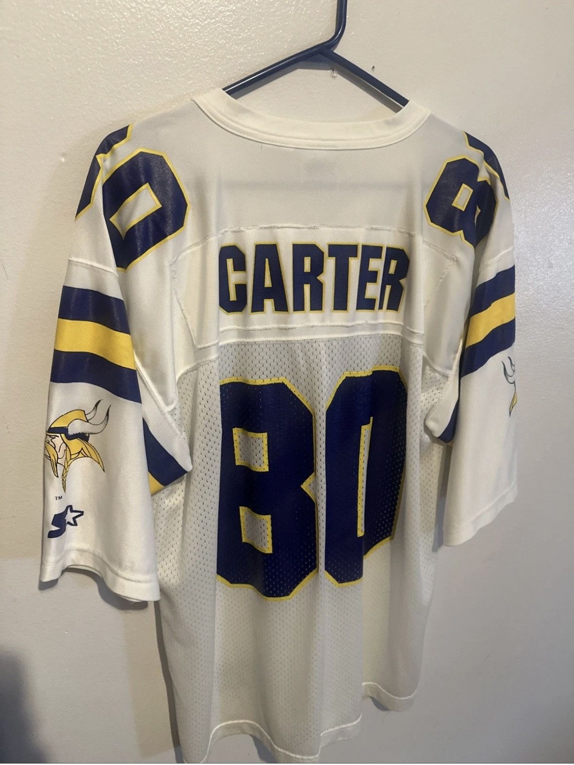 Starter Vintage Cris Carter Minnesota Vikings Jersey Starter Size 46 Size US L / EU 52-54 / 3 - 5 Thumbnail