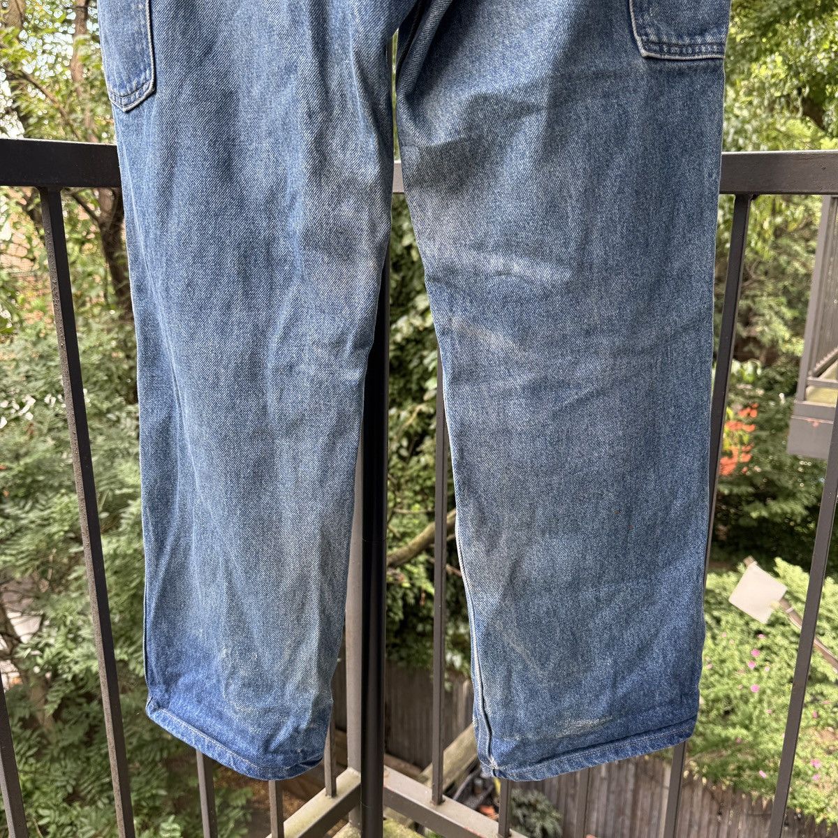 Vintage Carhartt Double Knee Thrashed Faded Distressed ERD Grunge Size US 32 / EU 48 - 8 Thumbnail