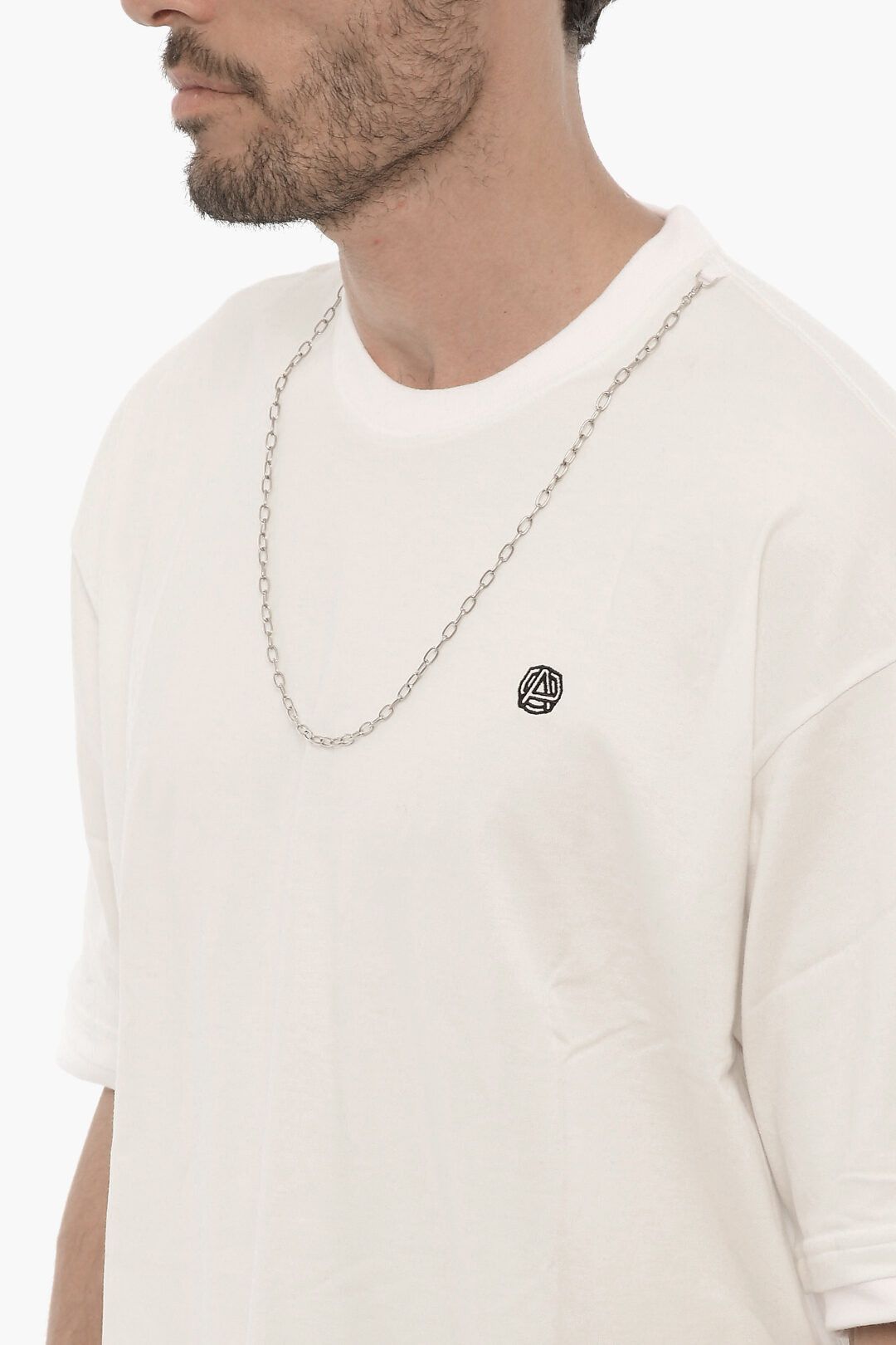 Ambush Design og1mm0925 Crewneck T-Shirt in White Size US XS / EU 42 / 0 - 3 Thumbnail
