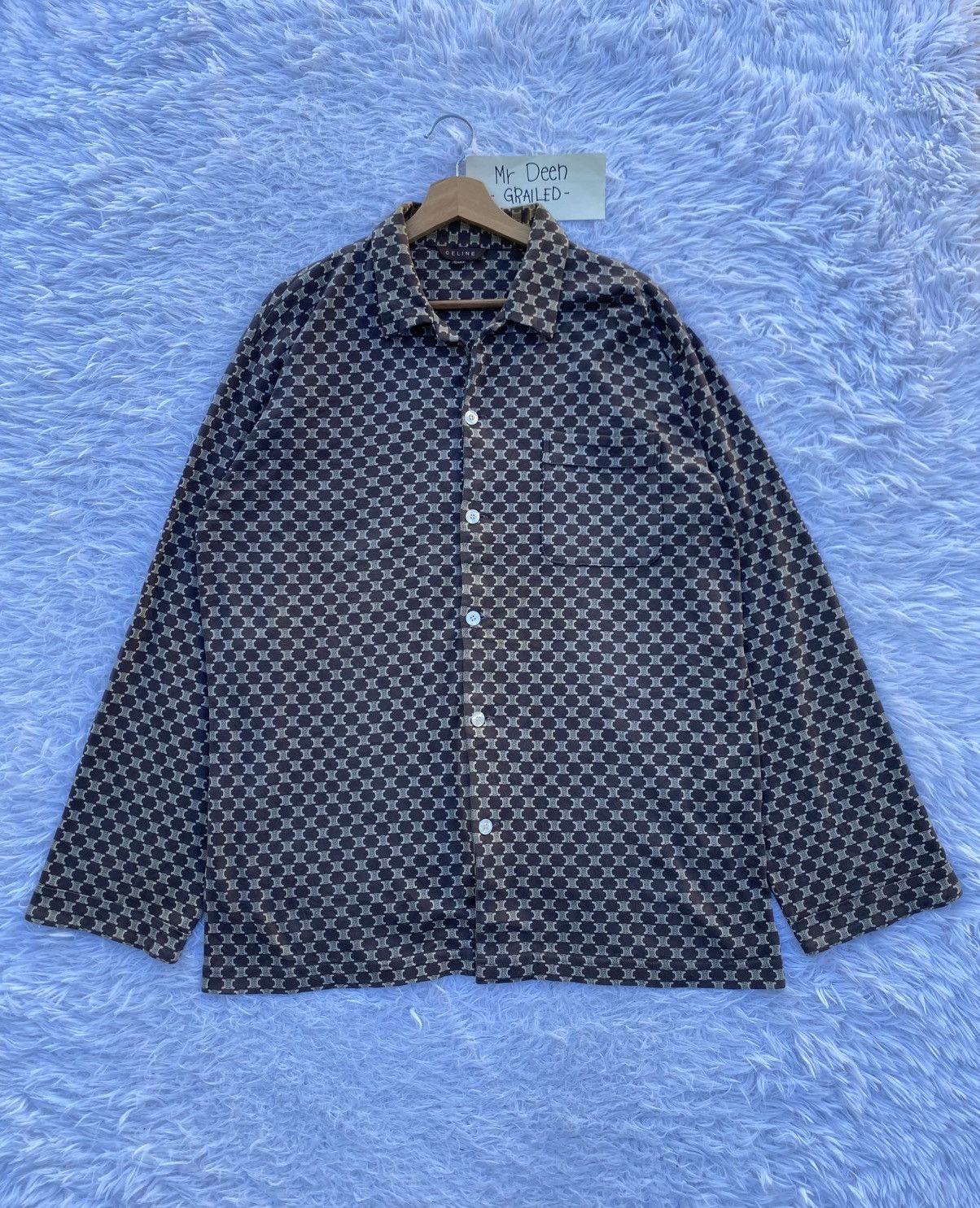 Celine Rare Vintage CELINE Monogram Pajamas Logos Size US L / EU 52-54 / 3 - 2 Thumbnail