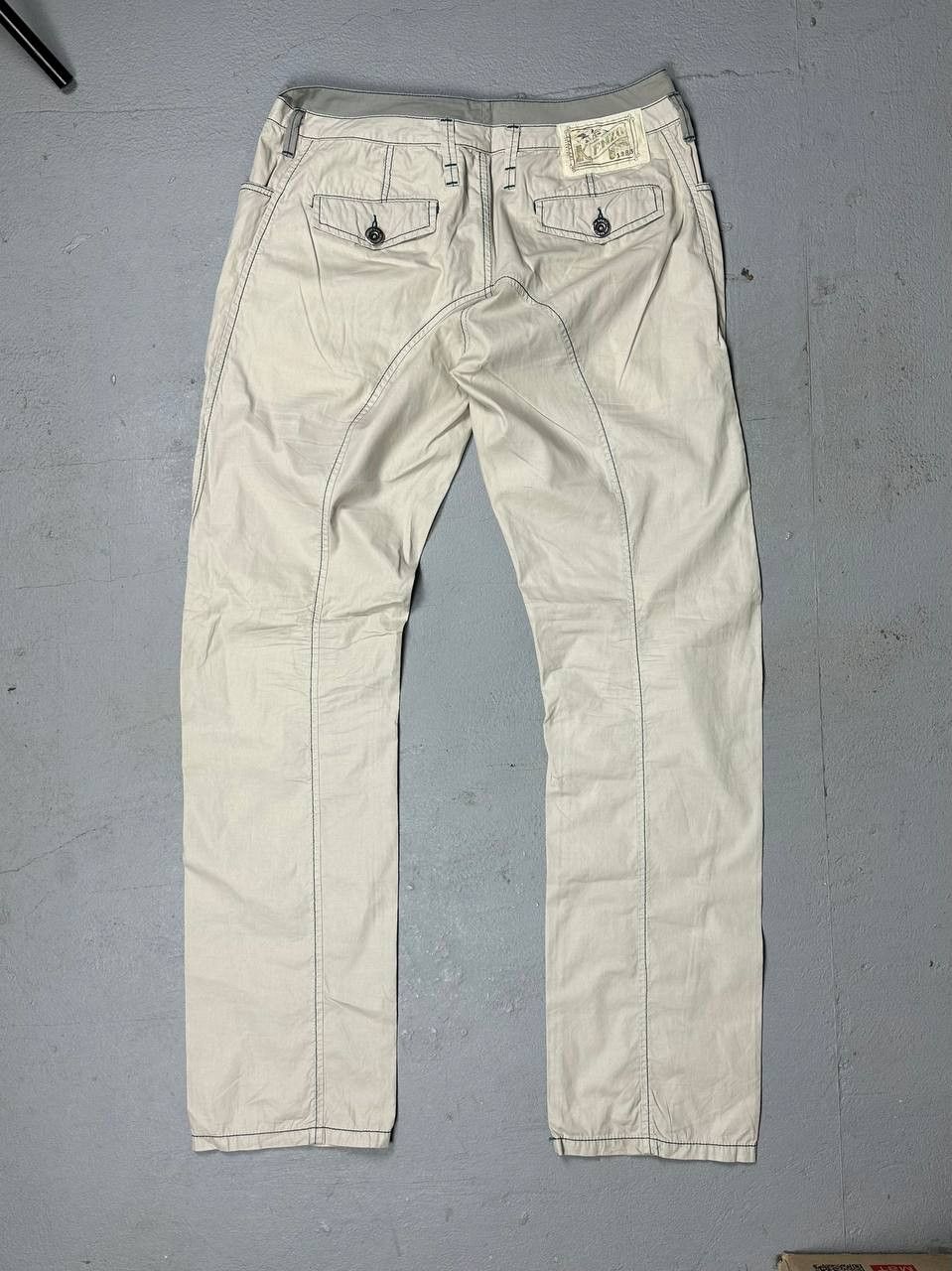 Kenzo Archive Kenzo Homme Engineered Arc Fit Baggy Pants Size US 34 / EU 50 - 12 Thumbnail