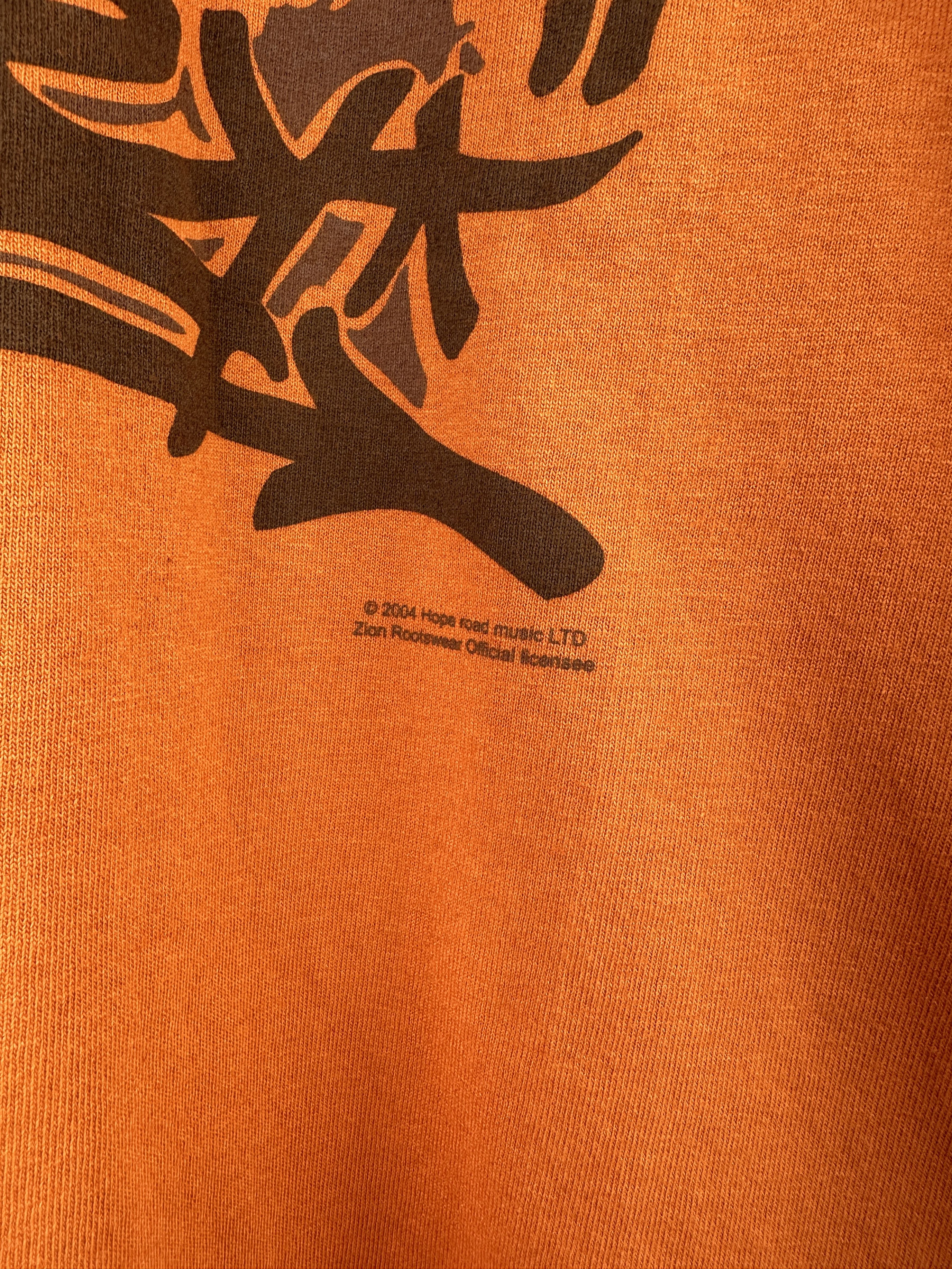 Bob Marley × Vintage × Zion Rootswear Vintage 2004 Bob Marley Zion Rootswear Tee T Shirt Size US L / EU 52-54 / 3 - 7 Thumbnail