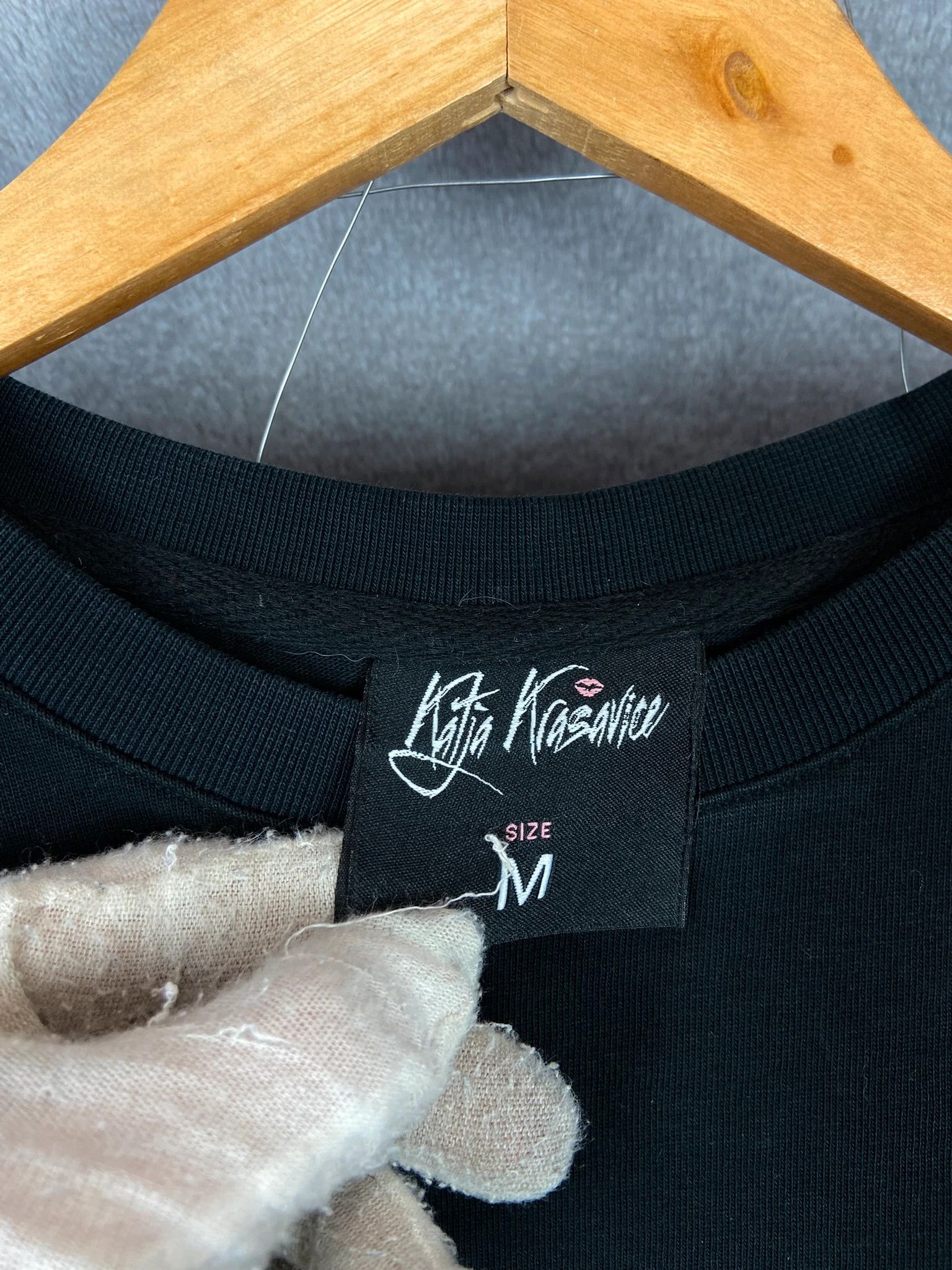 Vintage Katja Krasavice black t-shirt “You're my soul” print M Size US M / EU 48-50 / 2 - 3 Thumbnail