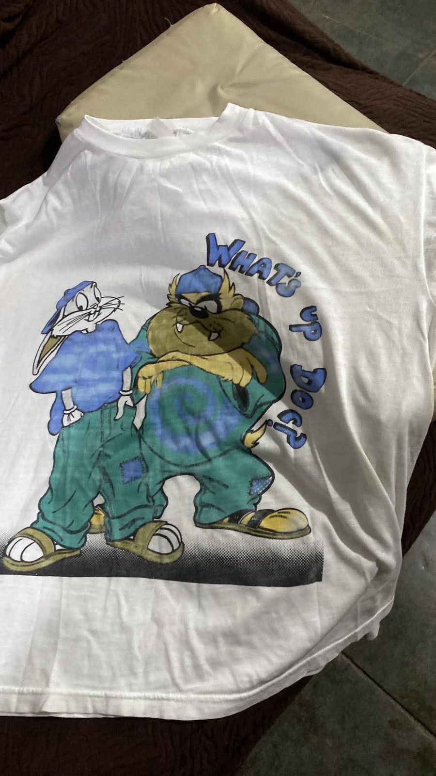 Other Bugs Bunny And Taz “Kris Kross” Rap Tee 1999 Size US L / EU 52-54 / 3 - 2 Thumbnail