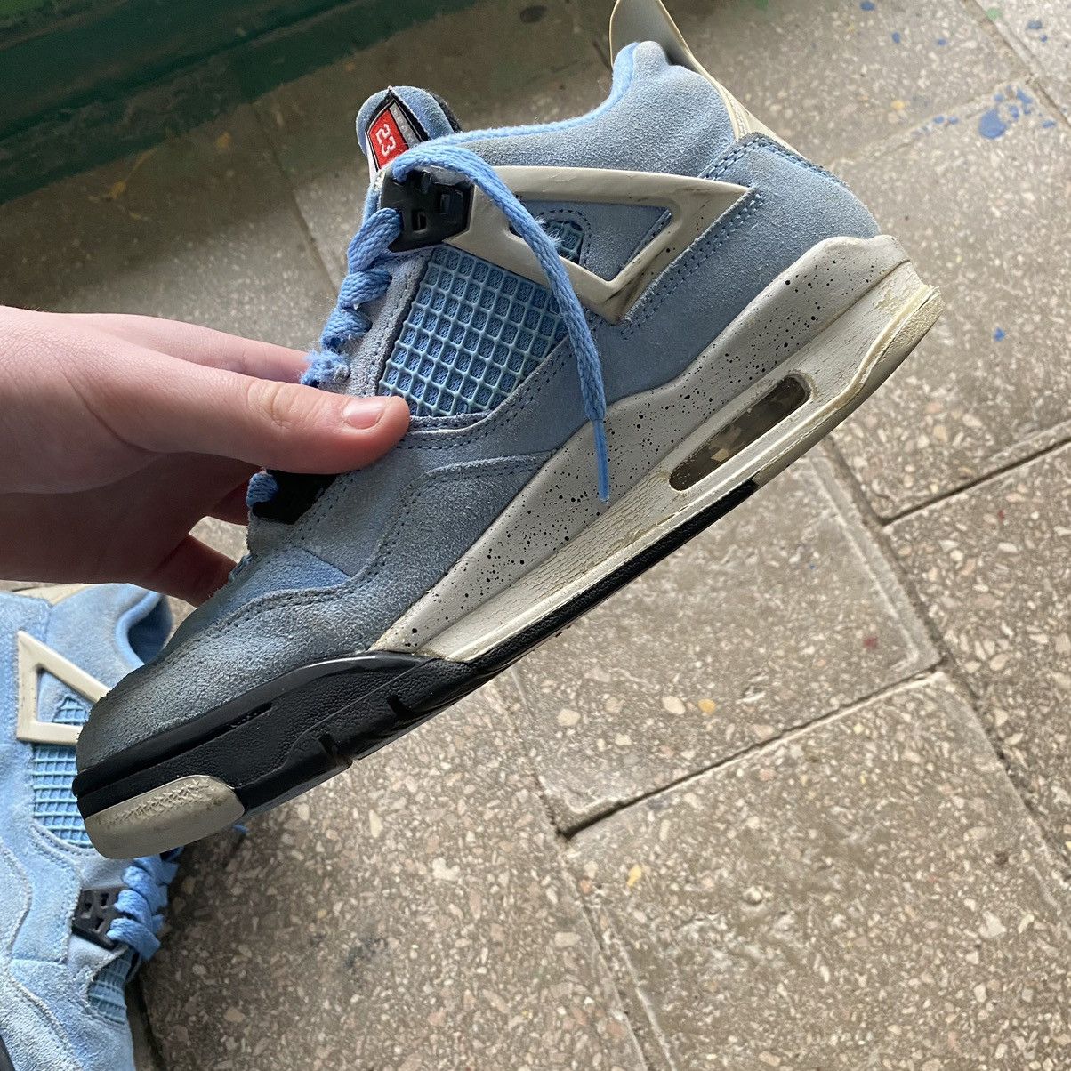 Jordan Brand × Nike Nike Air Jordan 4 University Blue 408452-400 OG Retro Size US 6.5 / EU 39-40 - 11 Thumbnail