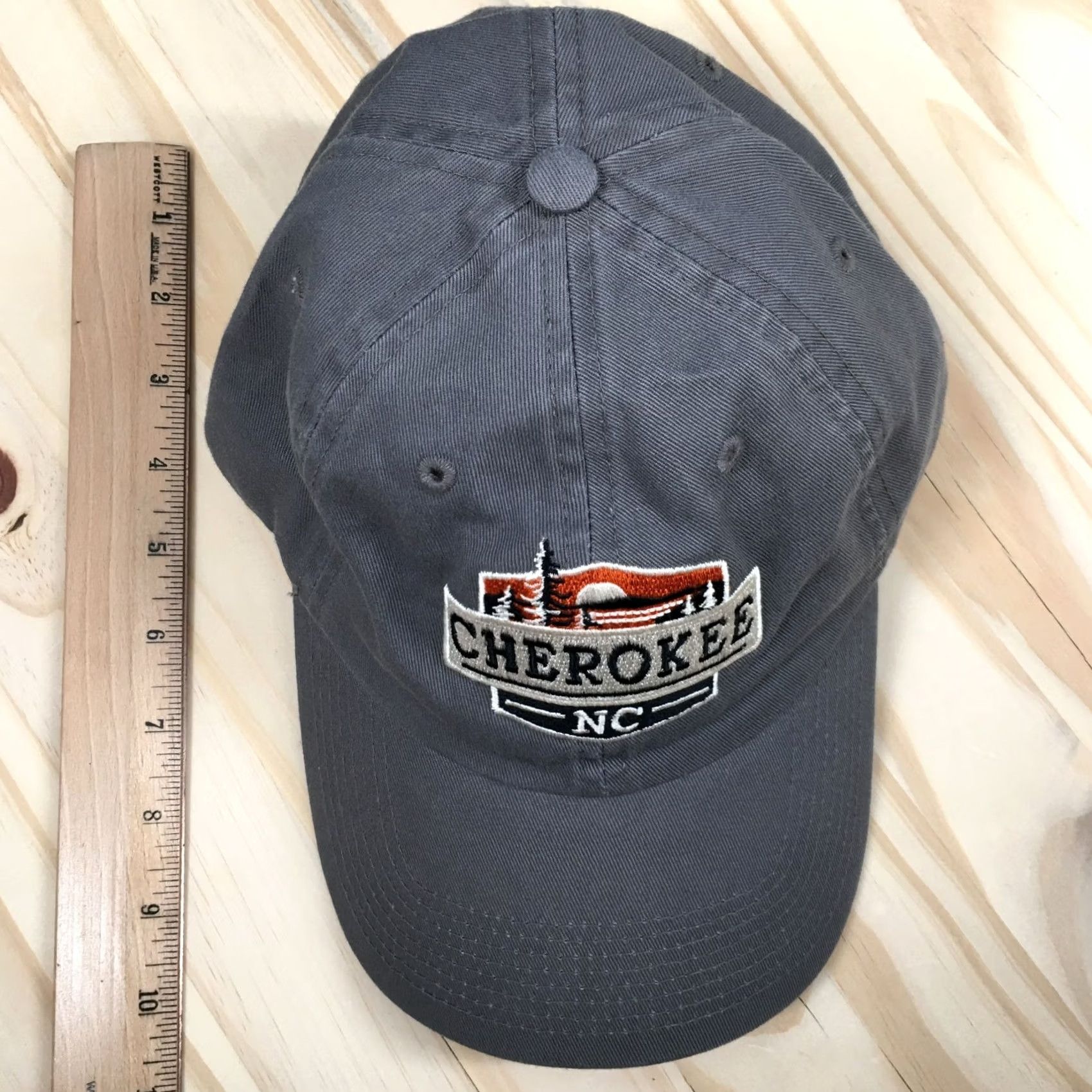 Cherokee Fahrenheit Baseball Cap Unisex Gray OS Adjustable Embroidered Logo Size ONE SIZE - 4 Thumbnail