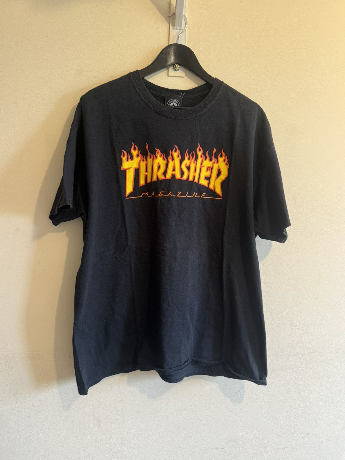 Thrasher Trasher shirt fire logo Size US XL / EU 56 / 4 - 1 Thumbnail