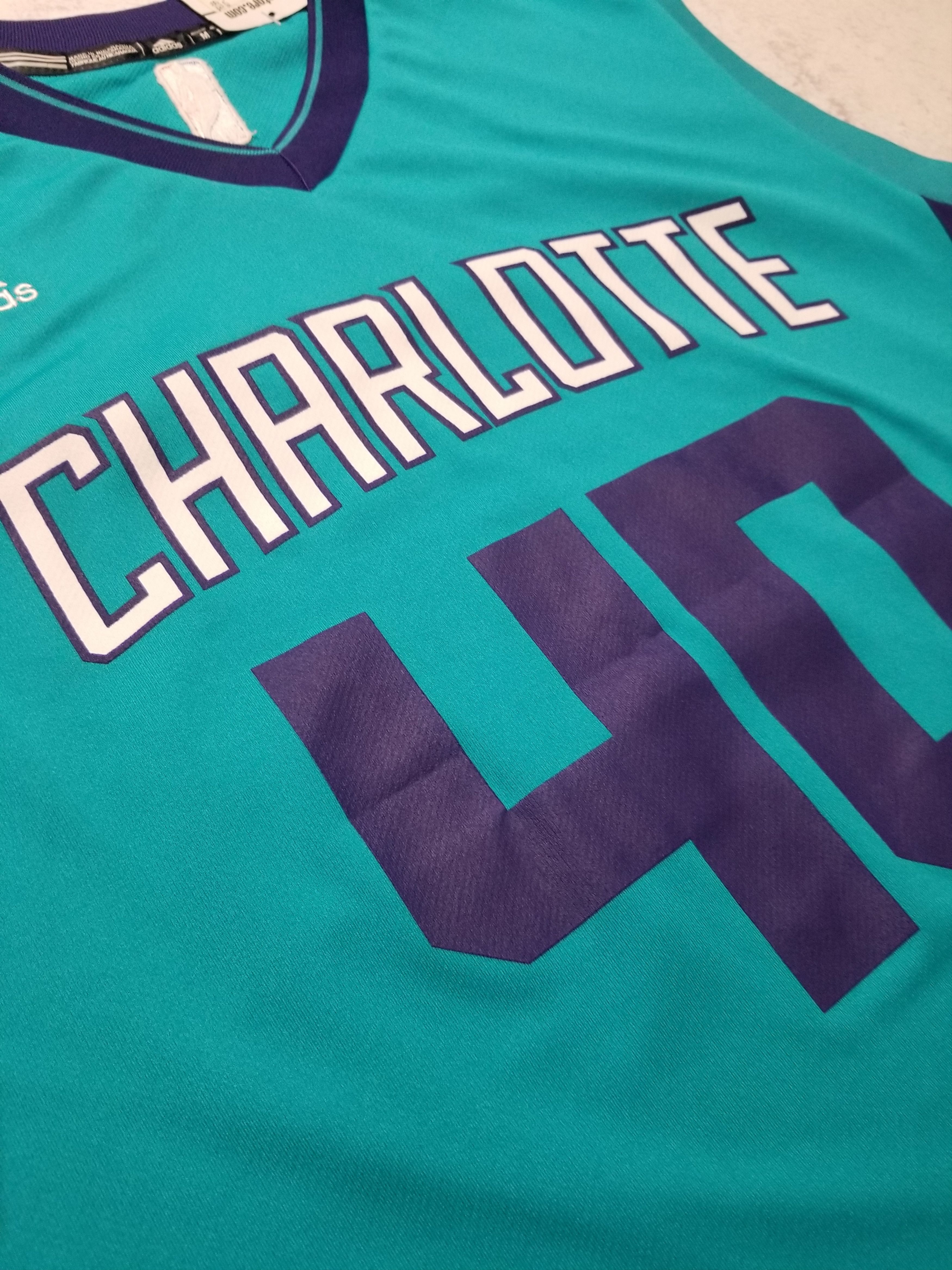 Adidas Charlotte Hornets #40 Zeller NBA Basketball Teal Jersey Size US M / EU 48-50 / 2 - 11 Thumbnail