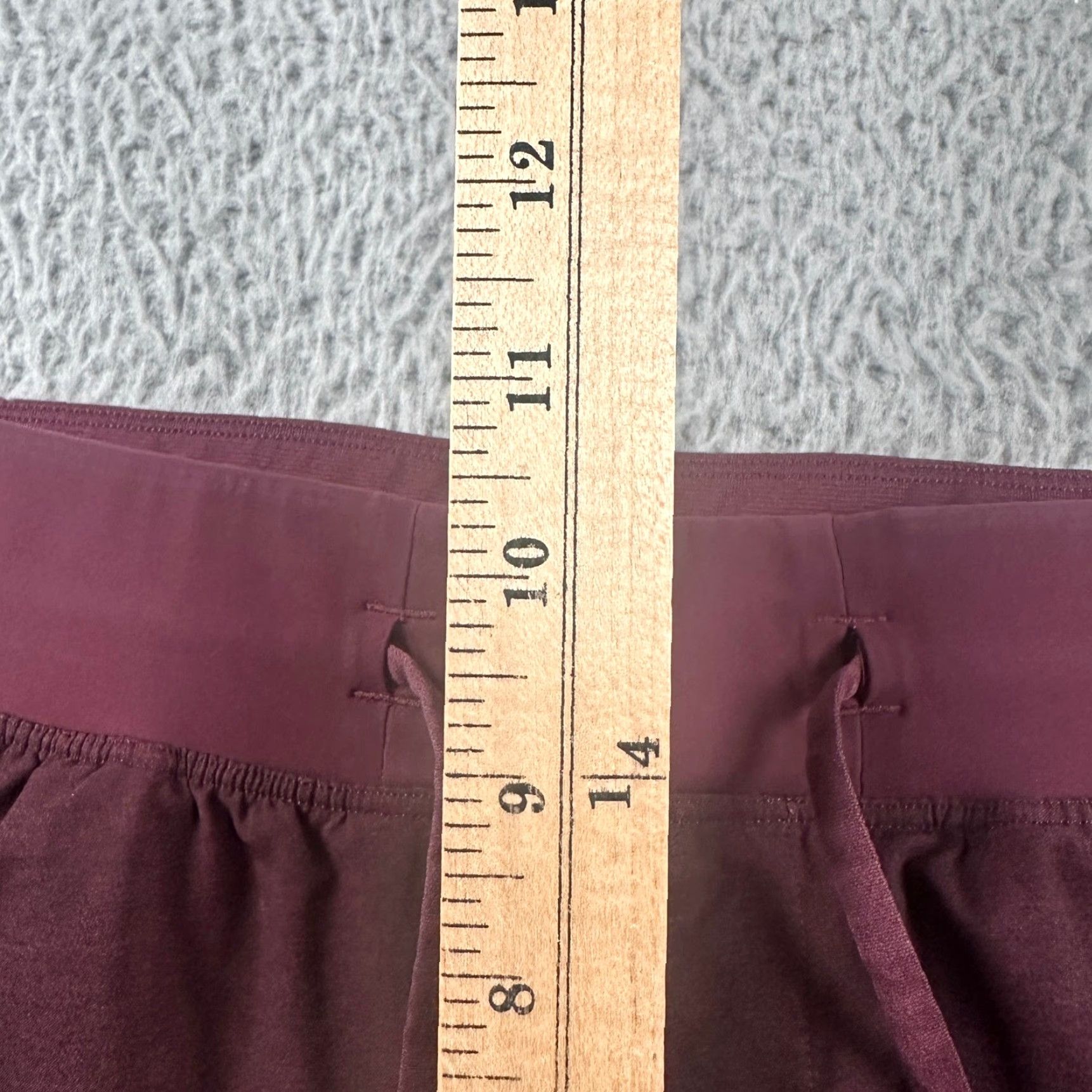 Lululemon Lululemon The Short Lined M Mens Burgundy Activewear Training Workout Running Size US 31 - 5 Thumbnail