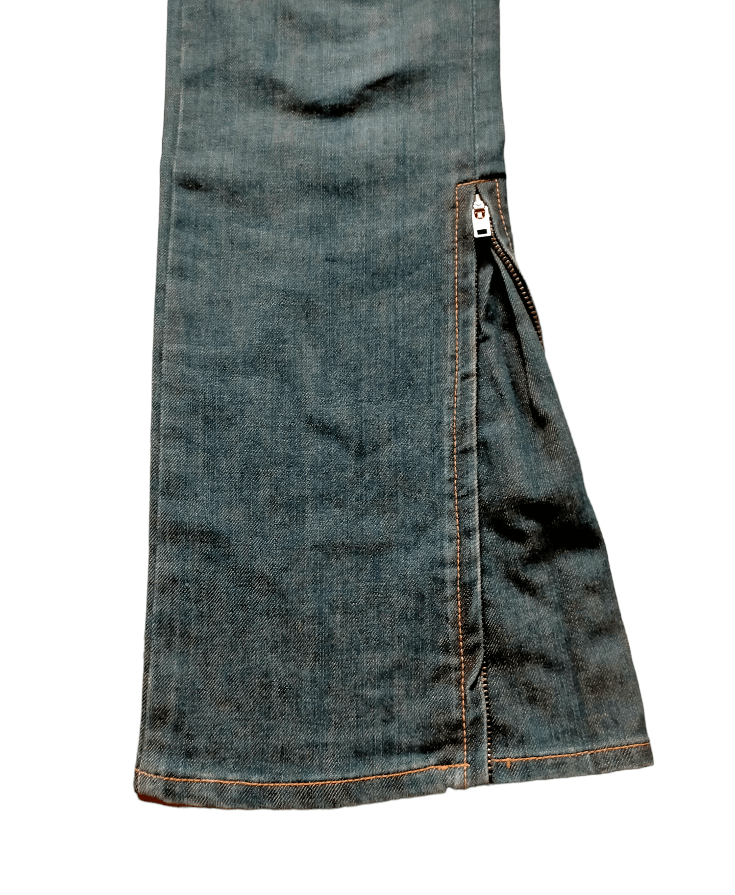 Japanese Brand Flare Jeans Black by Moussy Low Rise Boot cut Size 30" / US 8 / IT 44 - 6 Thumbnail