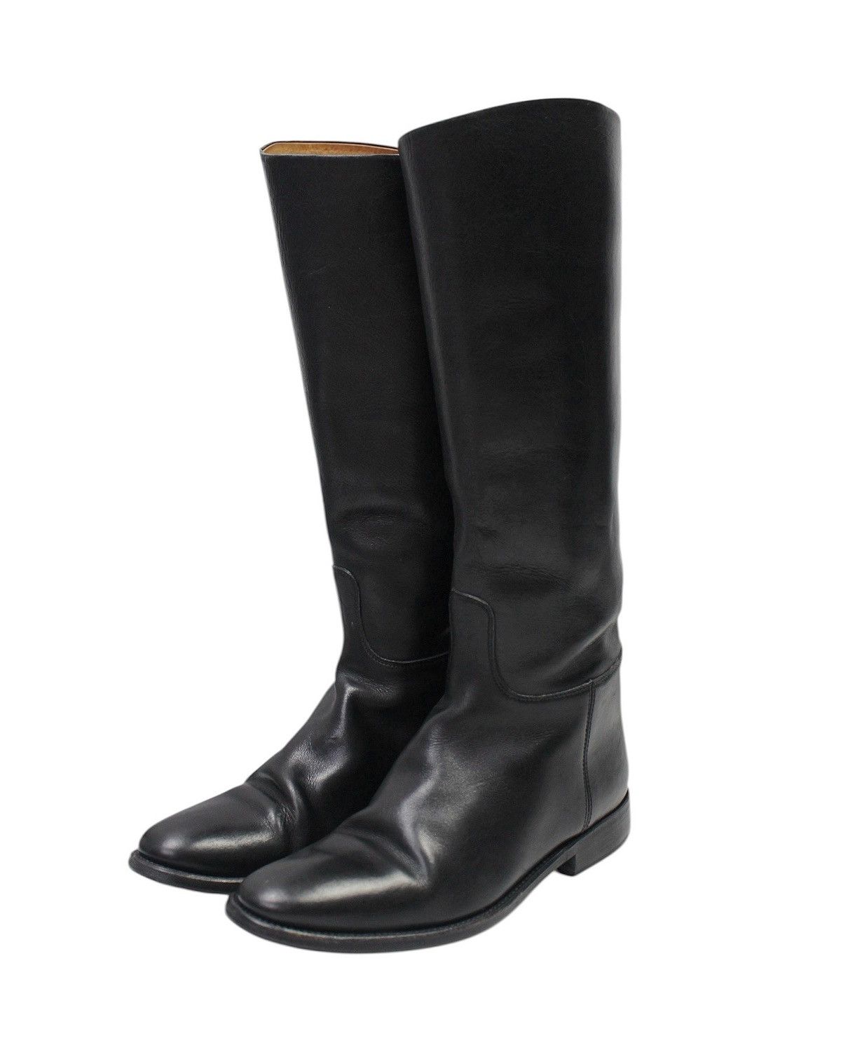 Hermes 2000S HERMÈS BLACK RIDING BOOTS Size US 5.5 / IT 35.5 - 1 Thumbnail