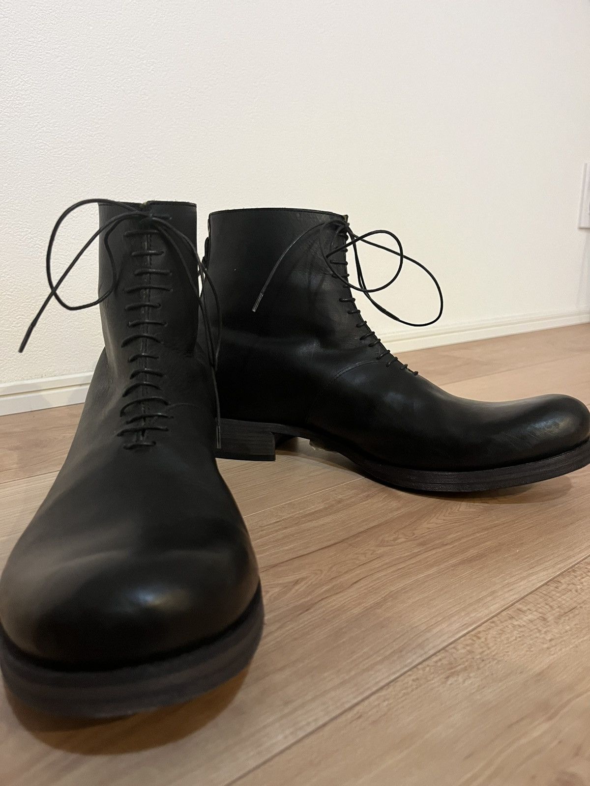 Ma+ m.a+/S1B2Z VA 1,5 short back zipper boot w/laces Size US 10 / EU 43 - 2 Thumbnail