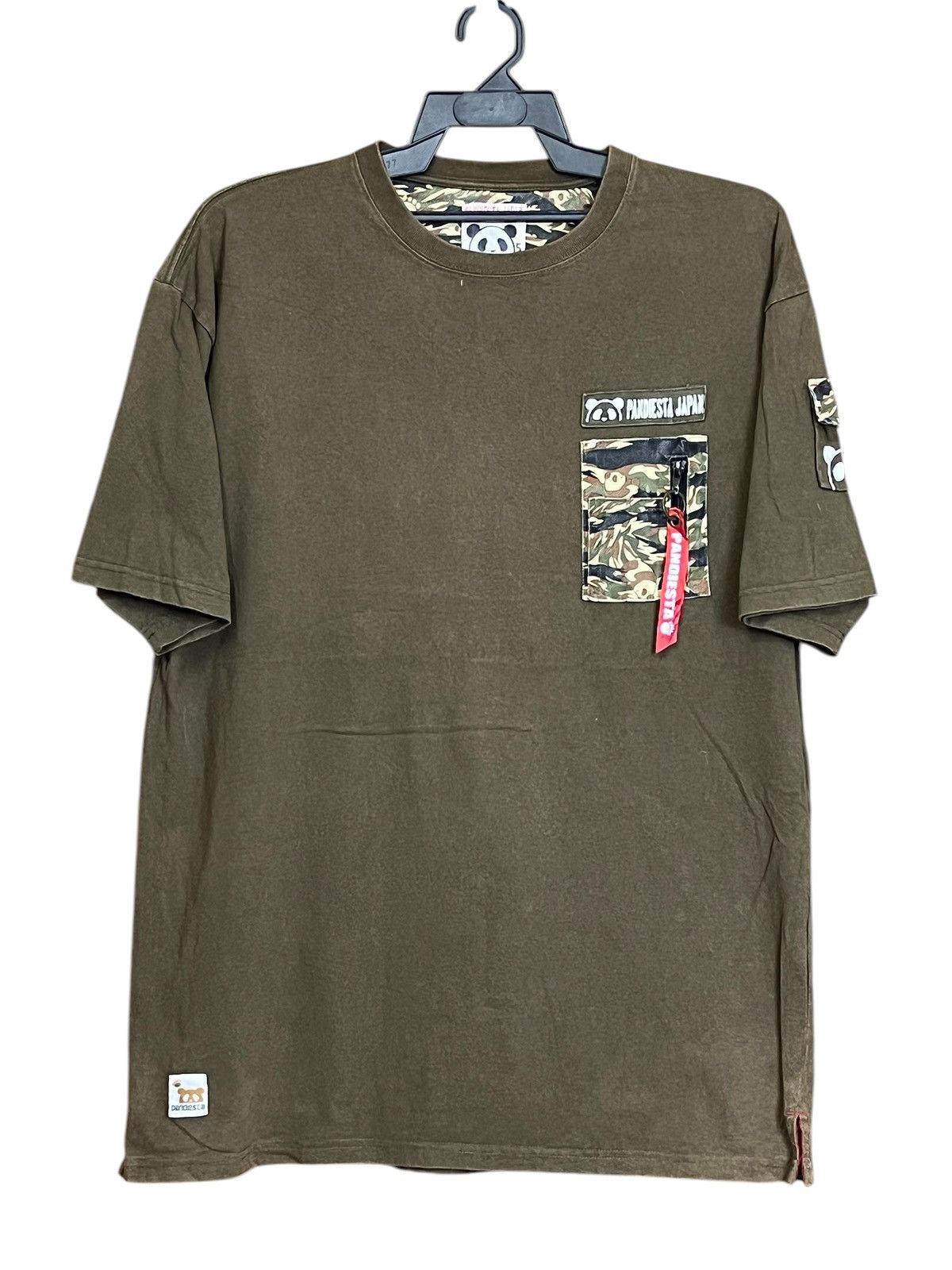 Japanese Brand JAPANESE BRAND PANDIESTA JAPAN POCKET ARMY T SHIRT Size US XL / EU 56 / 4 - 1 Thumbnail