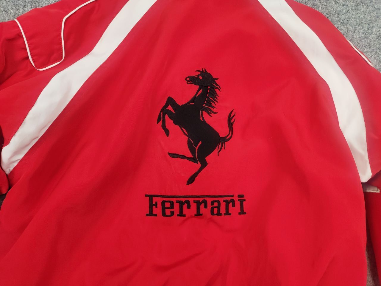 NASCAR Vintage Ferrari Red All logo Racing Bomber Jacket Y2K Style Size US M / EU 48-50 / 2 - 13 Thumbnail