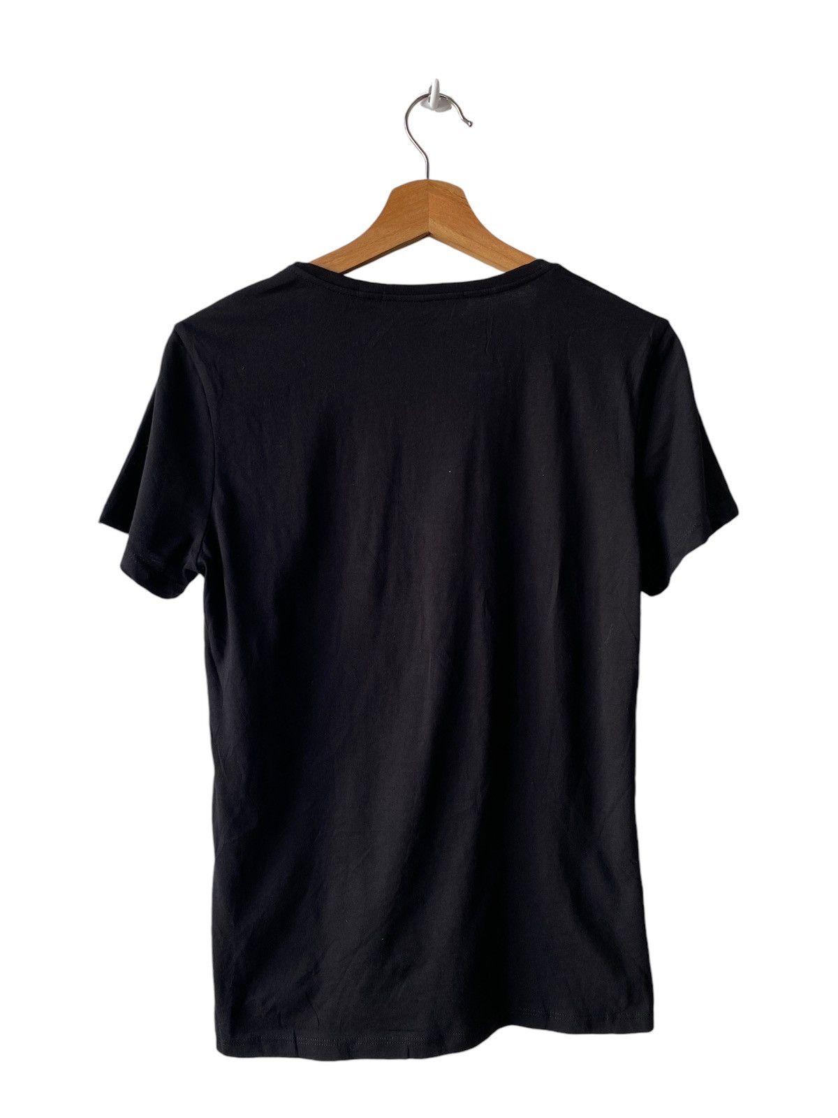 Karl Lagerfeld 2000s - Karl Lagerfeld Logo Black T Shirt Size S / US 4 / IT 40 - 2 Thumbnail