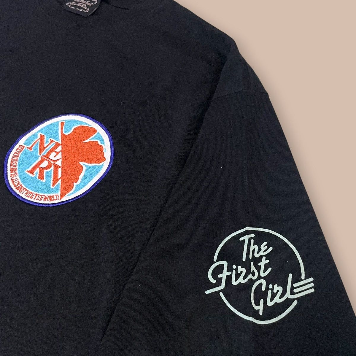 Anime EVANGELION x LOWBLOW KNUCKLE Ayanami Rei The First Girl Tee Size US XXL / EU 58 / 5 - 6 Thumbnail
