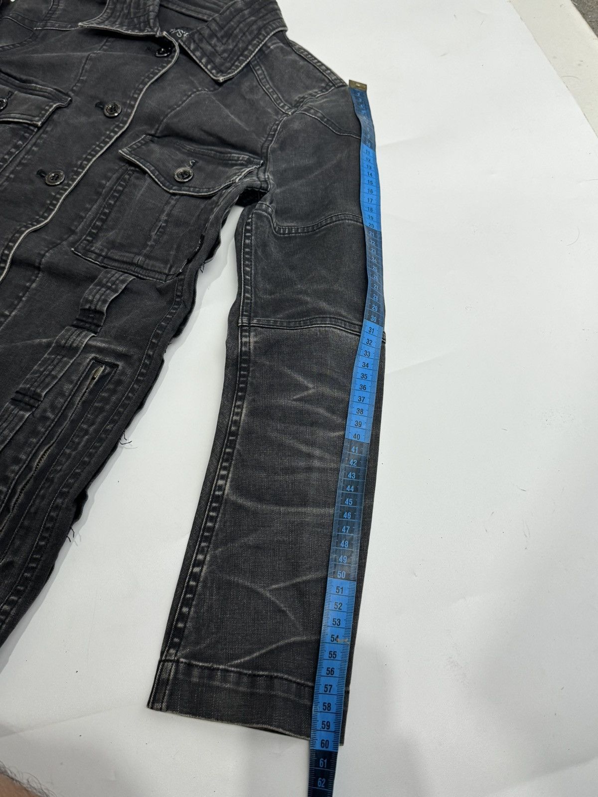 Hysteric Glamour Hysteric Glamour Bondage Washed Denim Jacket Stretch Size US S / EU 44-46 / 1 - 12 Thumbnail