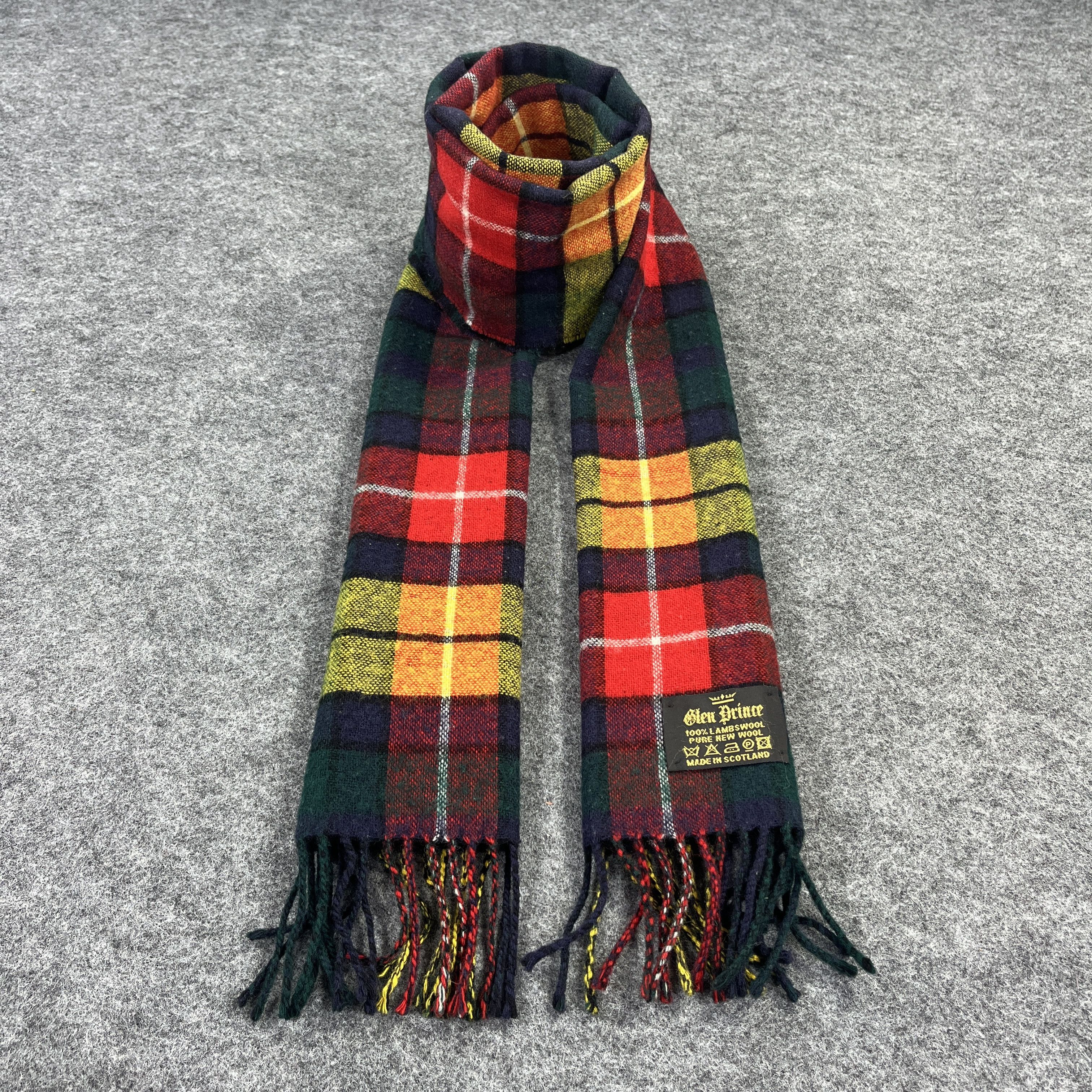 Vintage Glen Prince Scarf / Muffler / Neckwear T942 Size ONE SIZE - 1 Thumbnail