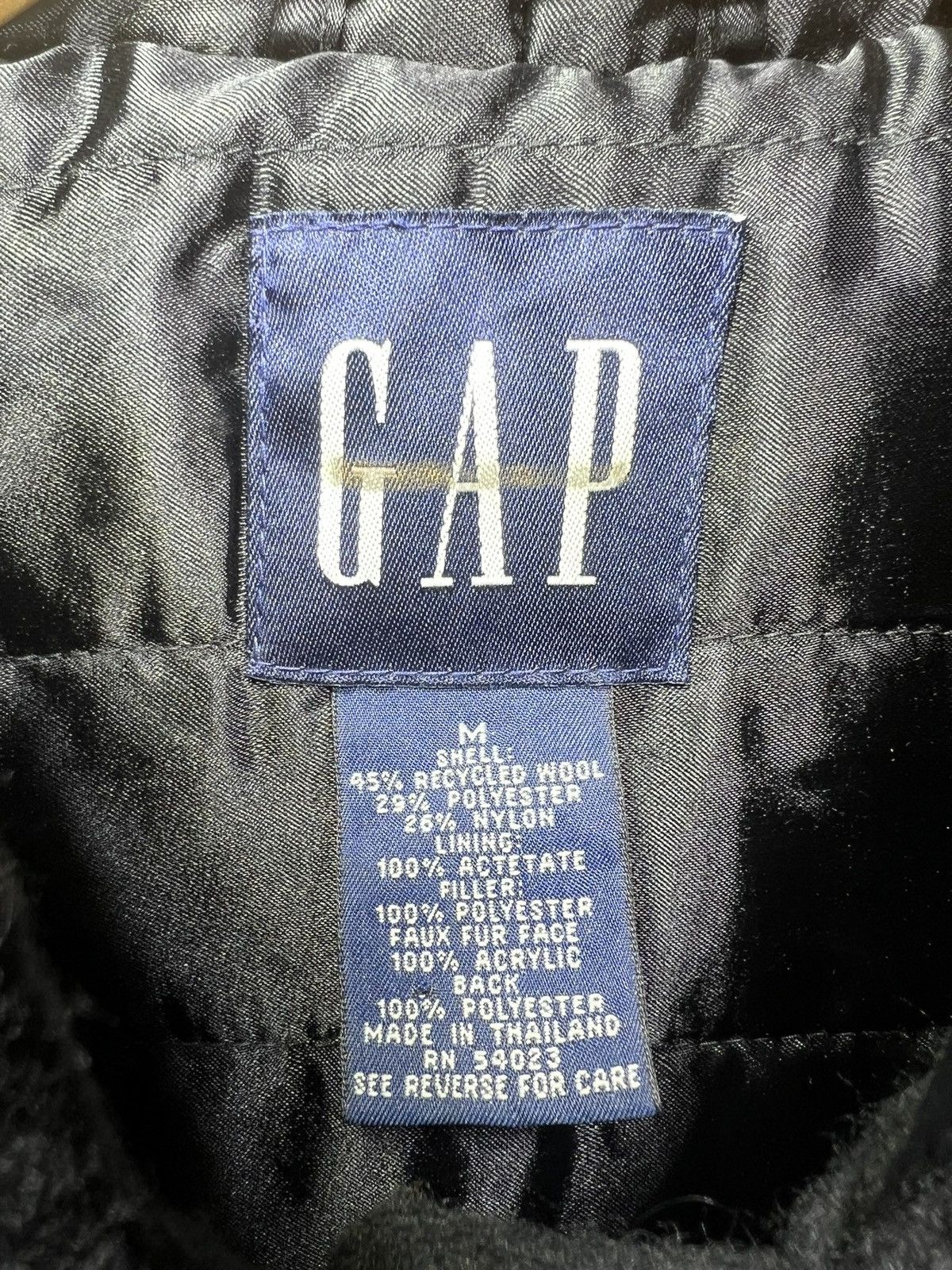 Gap Gap Women’s Oversized Recycled Wool Long Coat Sz M w/Hood Size M / US 6-8 / IT 42-44 - 3 Thumbnail