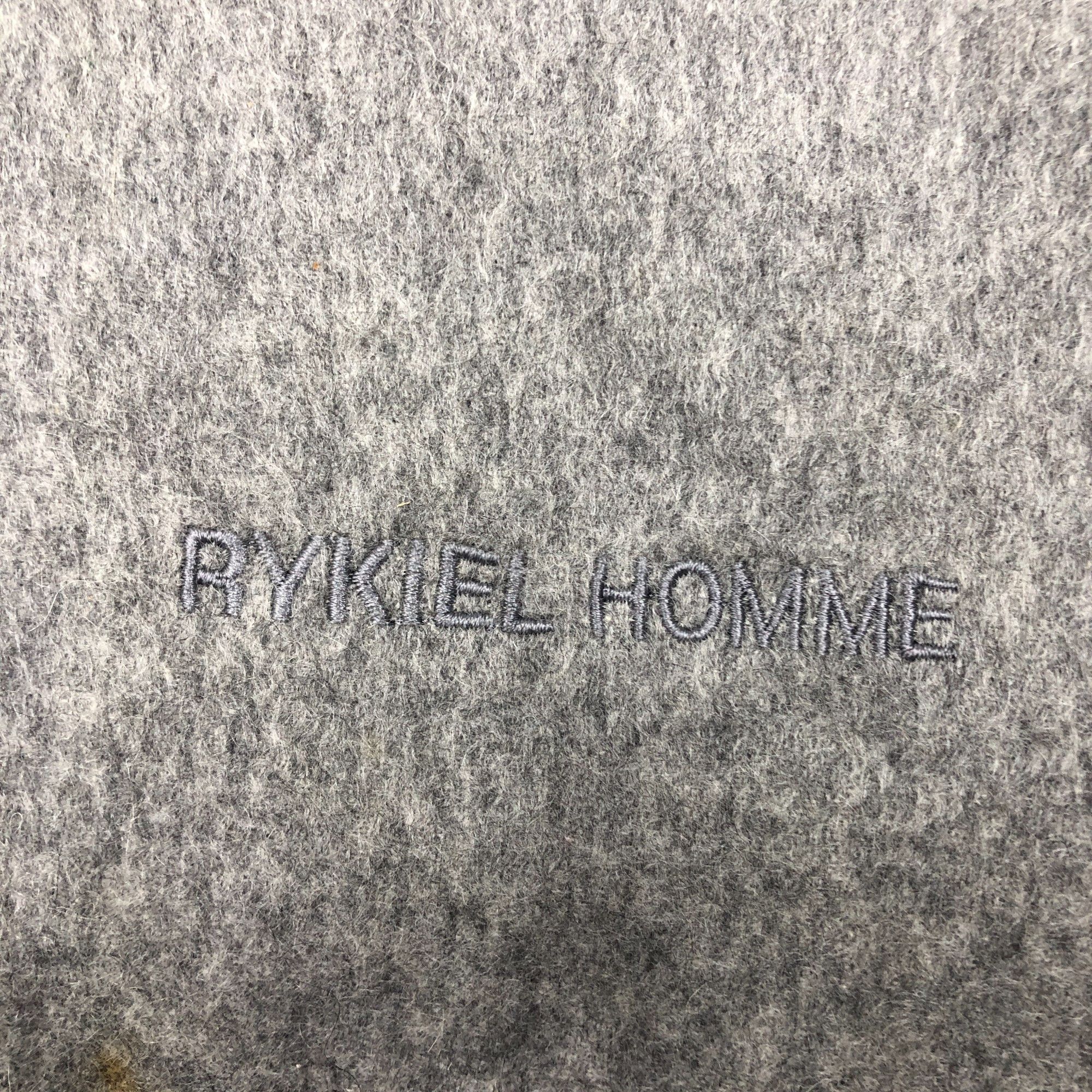 Sonia Rykiel Vintage Rykiel Homme Scarf Muffler Wool Fringe Scarves Size ONE SIZE - 4 Thumbnail