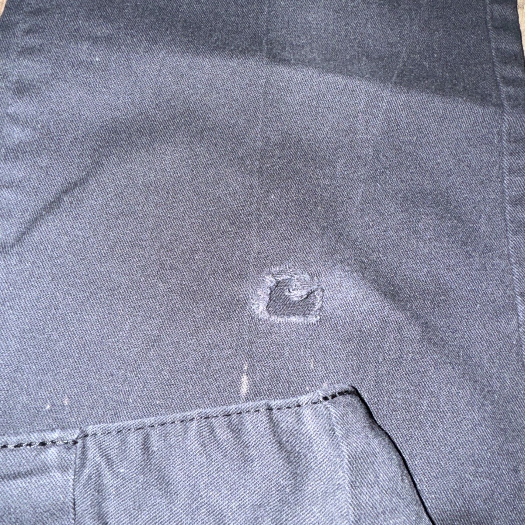 Dickies Dickies 874 Flex Work Pants Black Distressed 32x30 Relaxed Fit Chino Workwear Mens Vintage USA Punk 90s Distressed Size US 32 / EU 48 - 6 Thumbnail