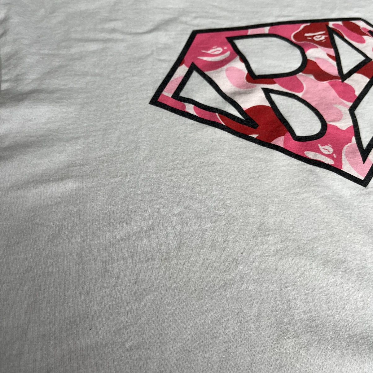 Bape × DC Comics A Bathing Ape Bape Superman Bapeman Pink Camo Longsleeve Tee Size US XL / EU 56 / 4 - 9 Thumbnail