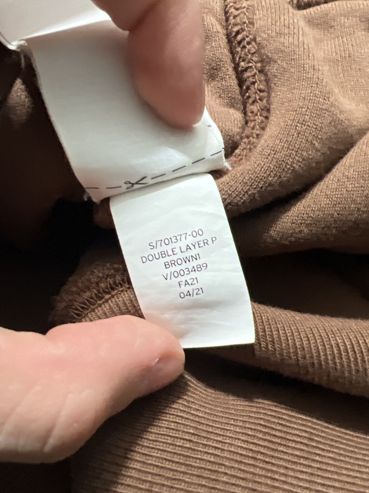Gap × Yeezy Yeezy Gap Hoodie Brown Size Medium Size US M / EU 48-50 / 2 - 6 Thumbnail