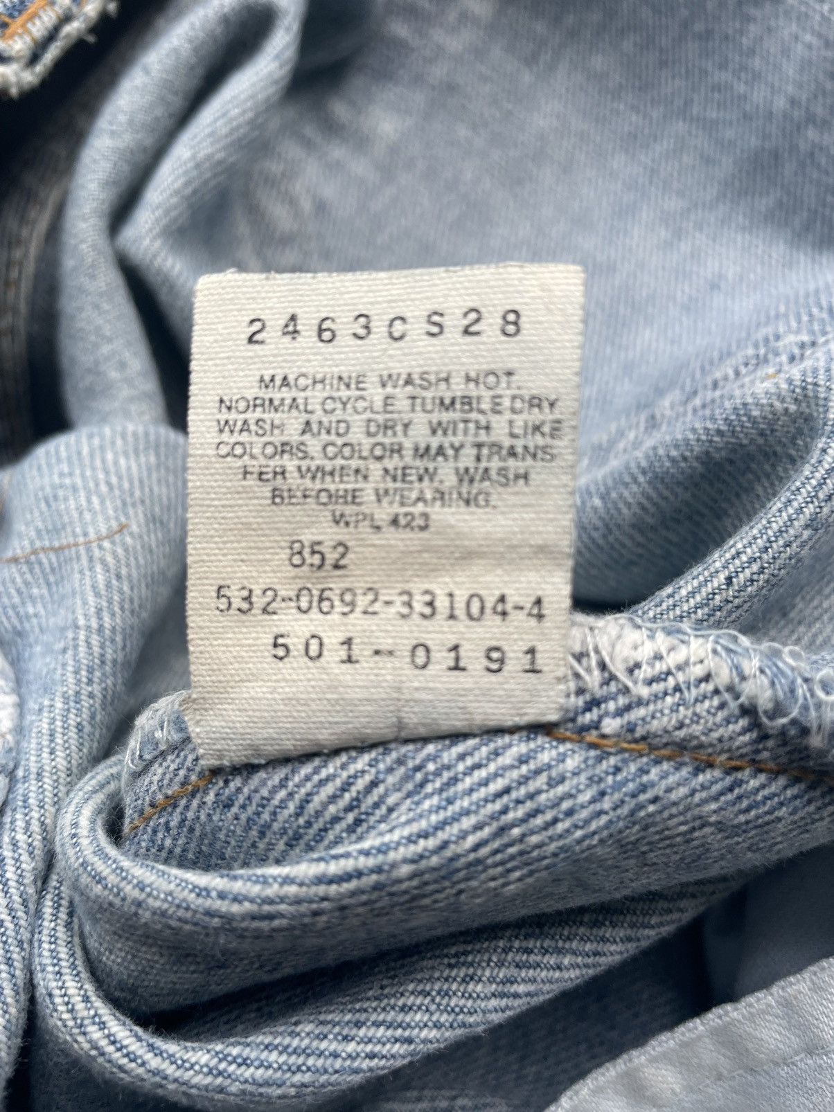 Levi's Vintage 1992 Levis 501 e Usa Denim Size US 32 / EU 48 - 12 Thumbnail