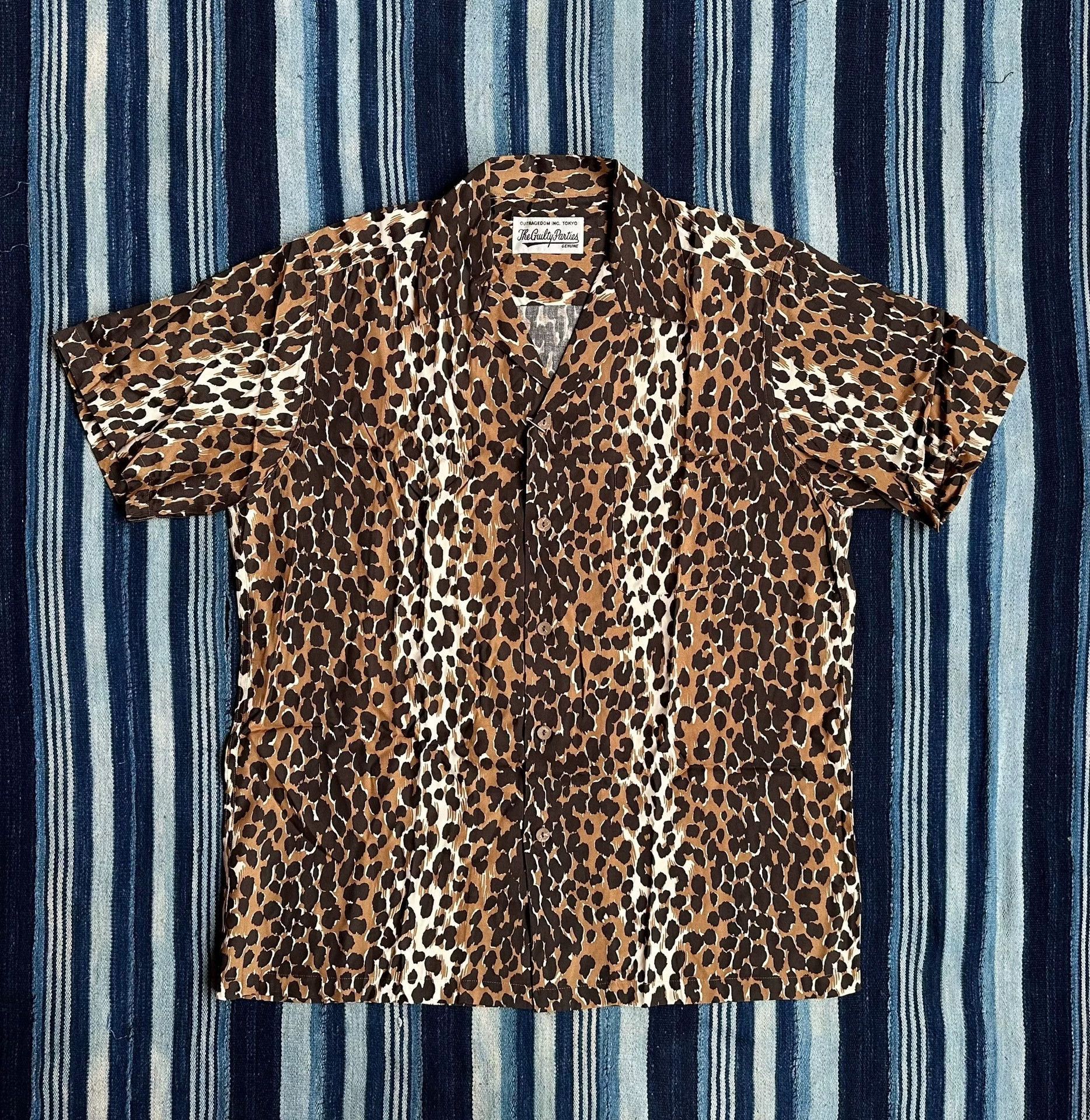 Wacko Maria Leopard Print Short Sleeve Button-Up Shirt Size US S / EU 44-46 / 1 - 1 Thumbnail
