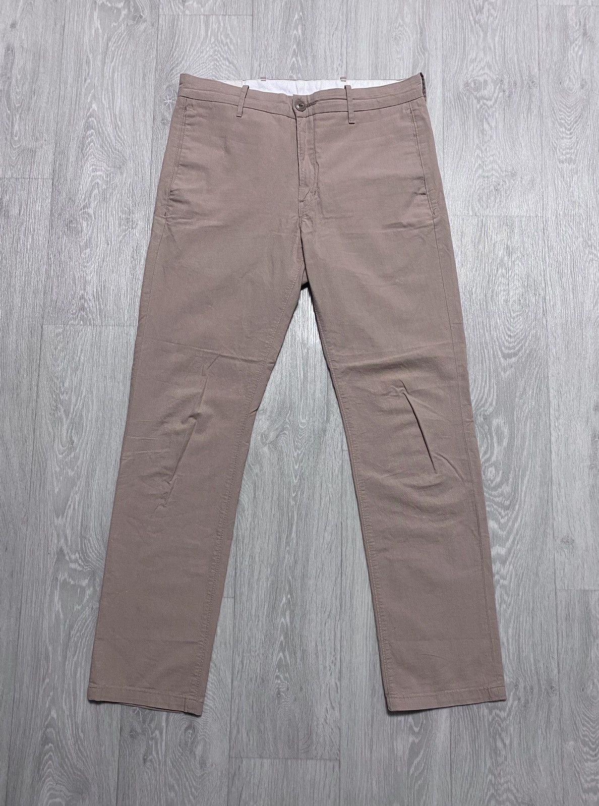 Levi's Vintage Clothing Levi’s Cotton Linen Sand Casual Chino Trousers Pants Size US 31 - 3 Thumbnail