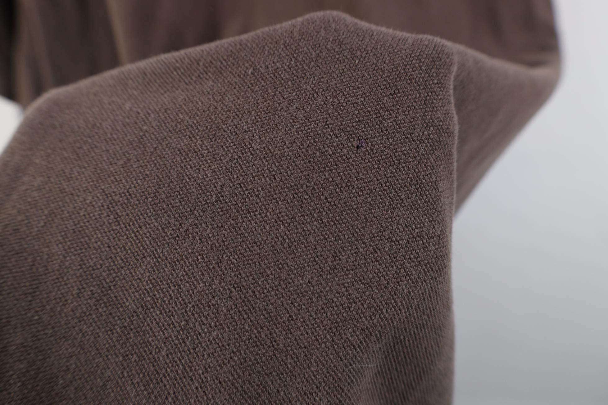 Vintage Vintage 90s Streetwear Pique Cotton Henley T-Shirt Brown Size US L / EU 52-54 / 3 - 10 Thumbnail