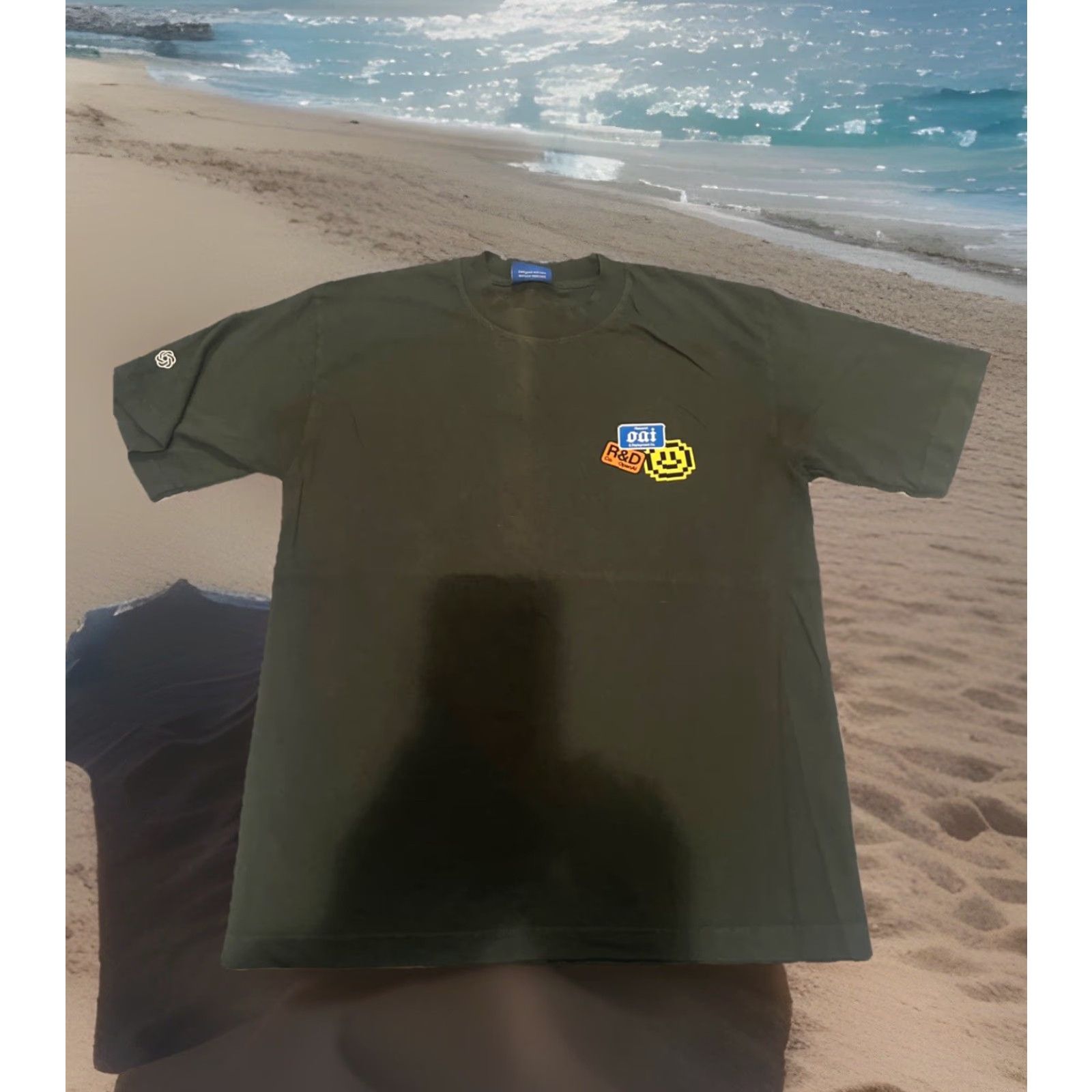 CO OpenAI Shirt Unisex Adults S Gray Graphic Print Logo Crew Neck Short Sleeve Limited Edition Vintage No Size US S / EU 44-46 / 1 - 2 Thumbnail