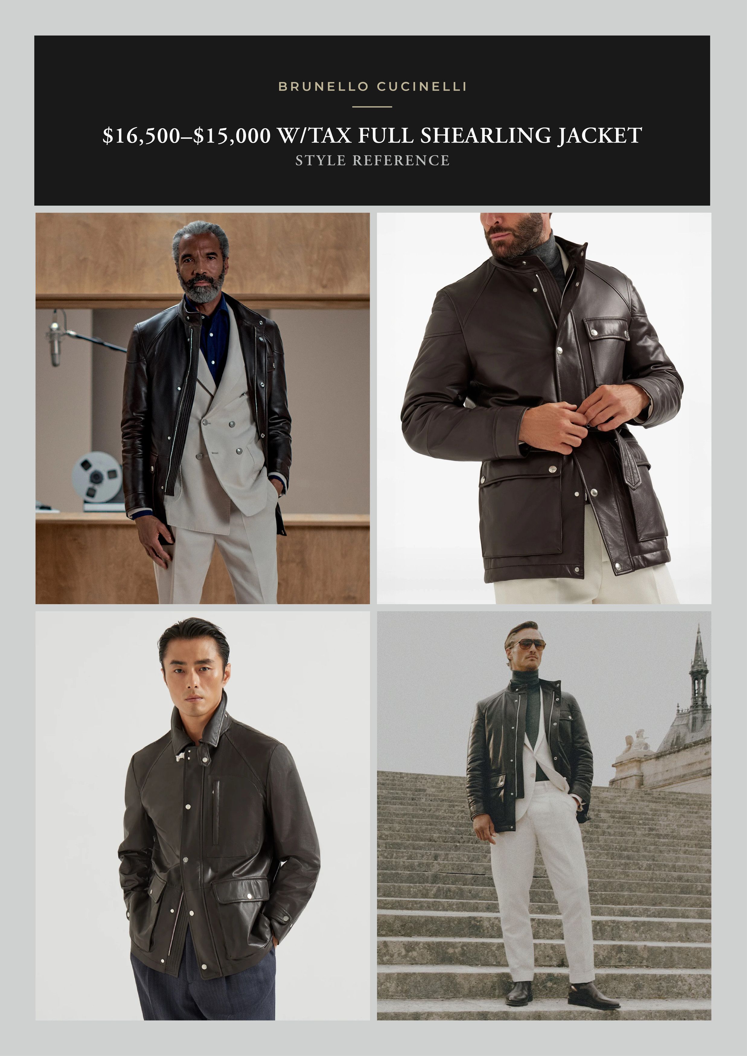 Brunello Cucinelli A Menswear Grail, Ultra-Rare $15,000 Full Shearling Jacket Size US M / EU 48-50 / 2 - 2 Thumbnail