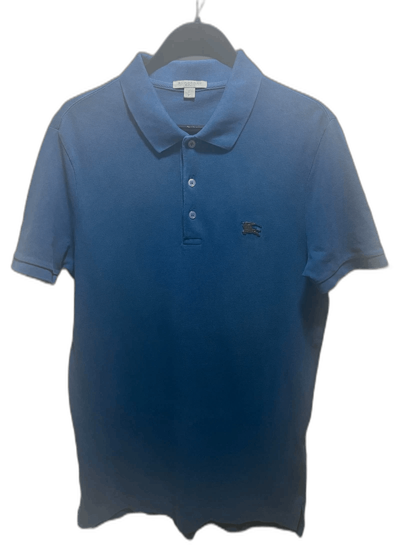 Burberry Burberry Men's Polo Shirt in Ocean Blue Size US S / EU 44-46 / 1 - 1 Thumbnail